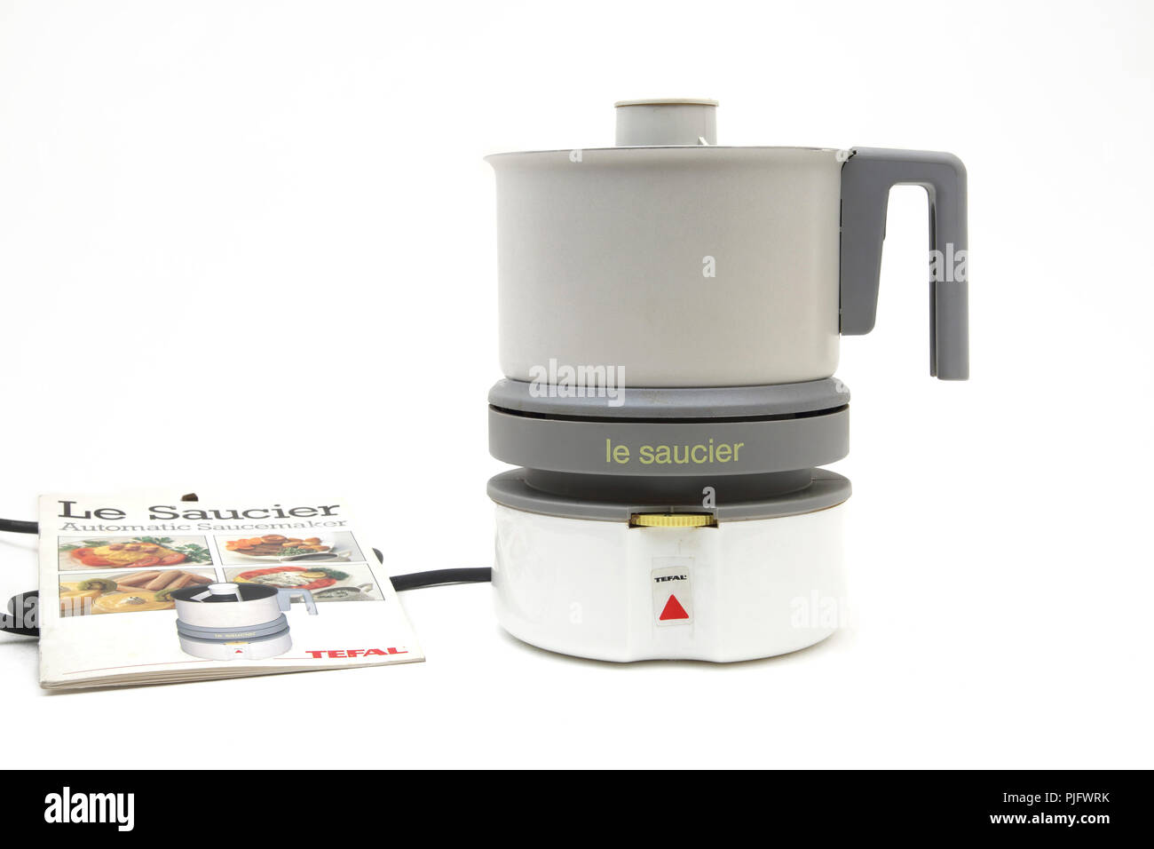 Tefal Le Saucier Automatic Saucemaker and Recipe Book Stock Photo - Alamy