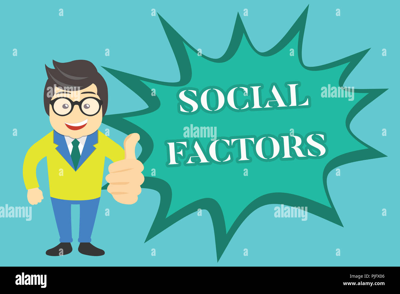 Writing note showing Social Factors. Business photo showcasing Things