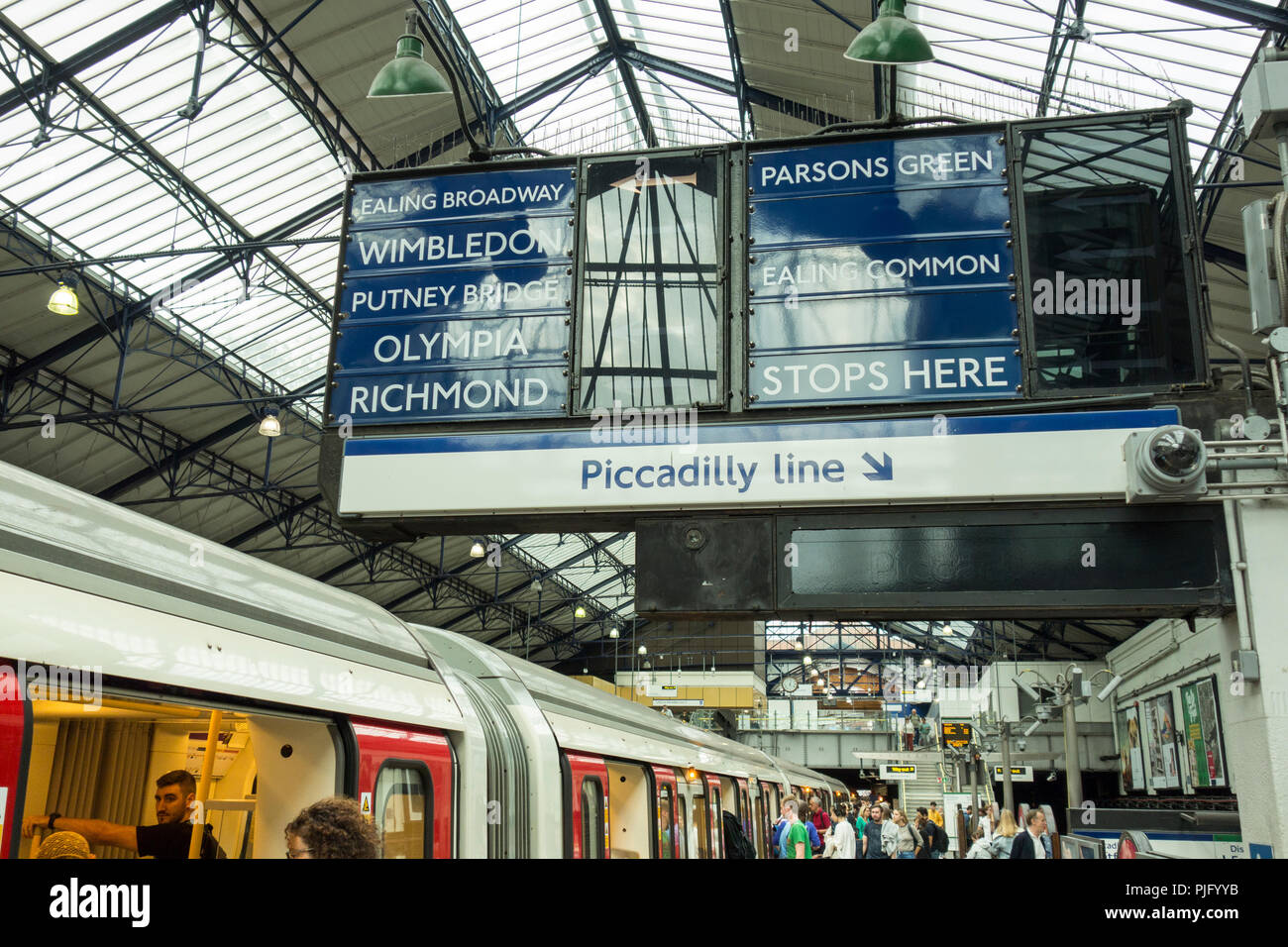 Earl's Court underground station, Earl's Court Road, Kensington, London, SW5, UK Stock Photo