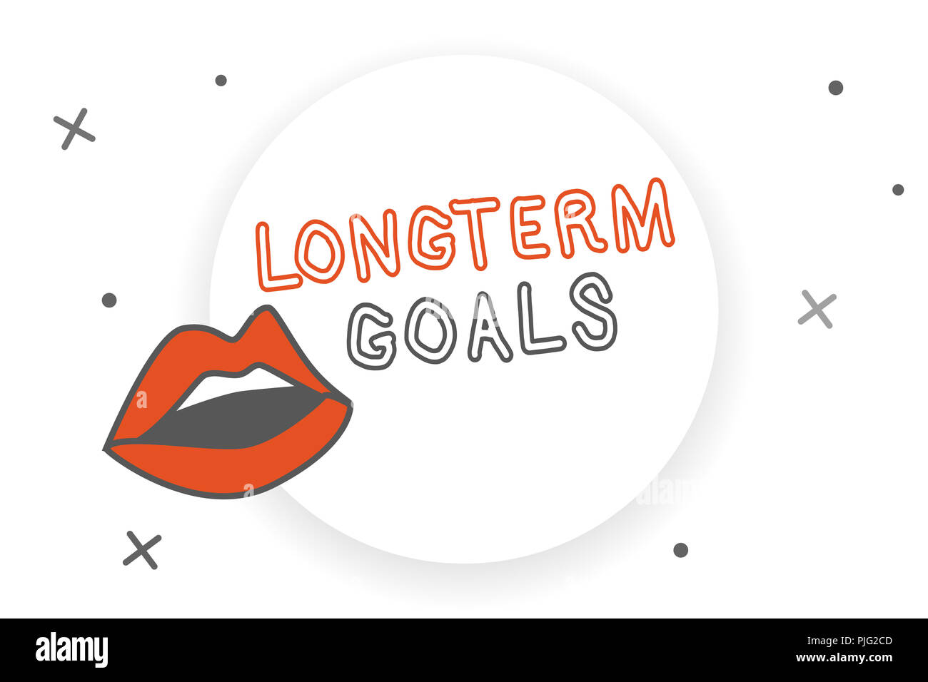 writing note showing longterm goals business photo showcasing long range occupational goals examples