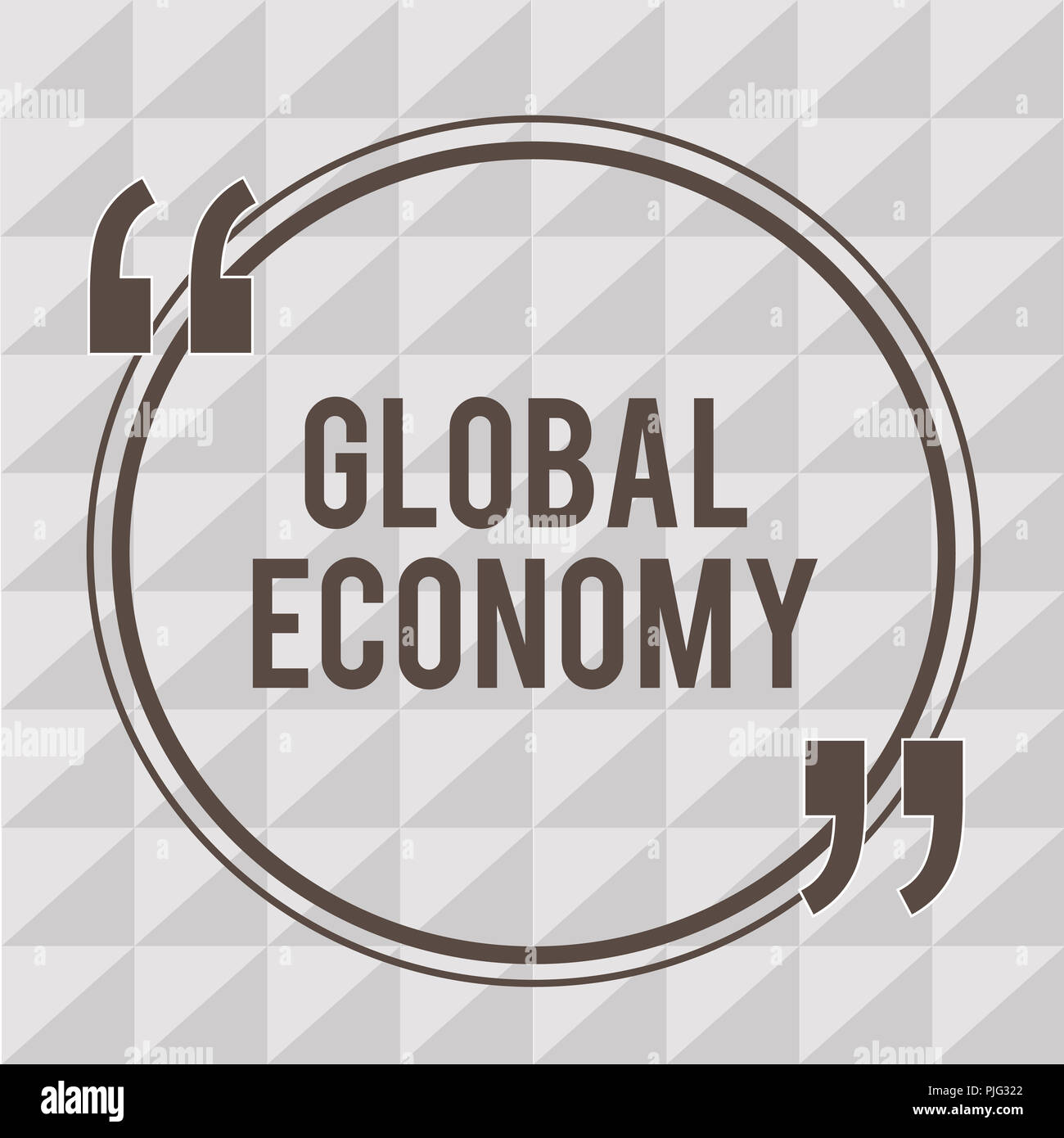 Word writing text Global Economy. Business concept for System of ...