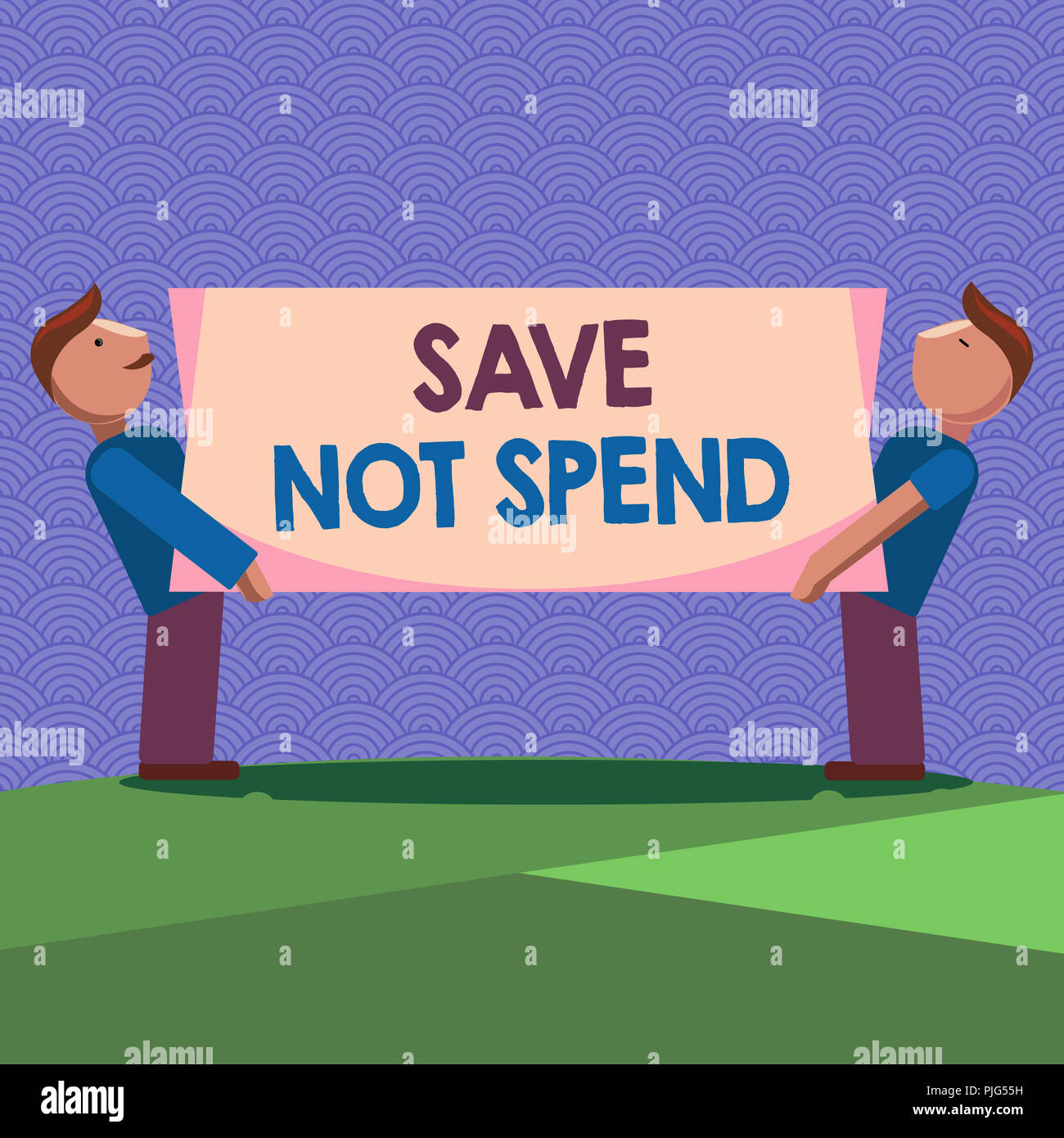 Handwriting Text Writing Save Not Spend Concept Meaning Keeping Money For Investment Instead Of Buying Not Needed Stock Photo Alamy