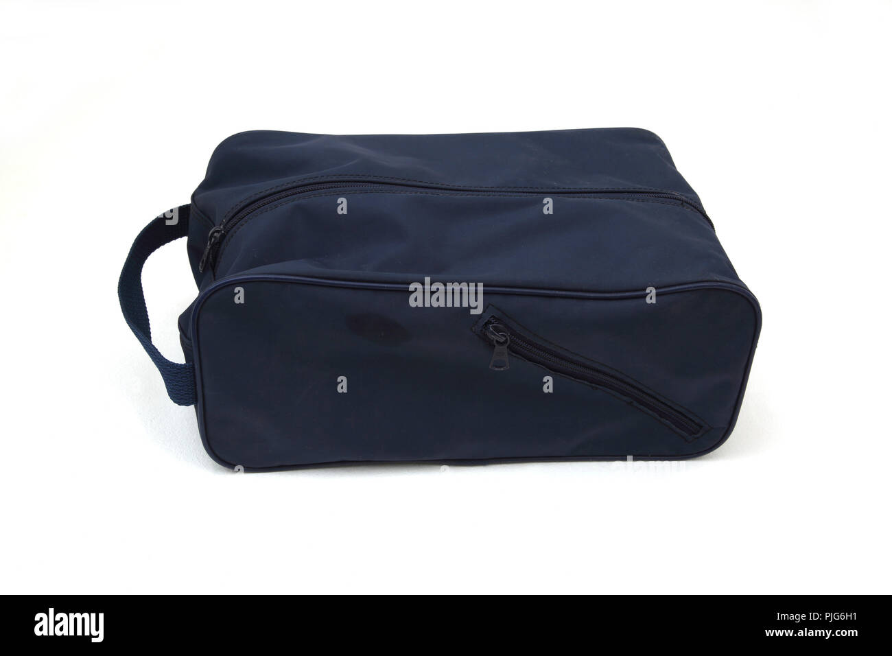 Navy Blue Shoe Bag Stock Photo Alamy