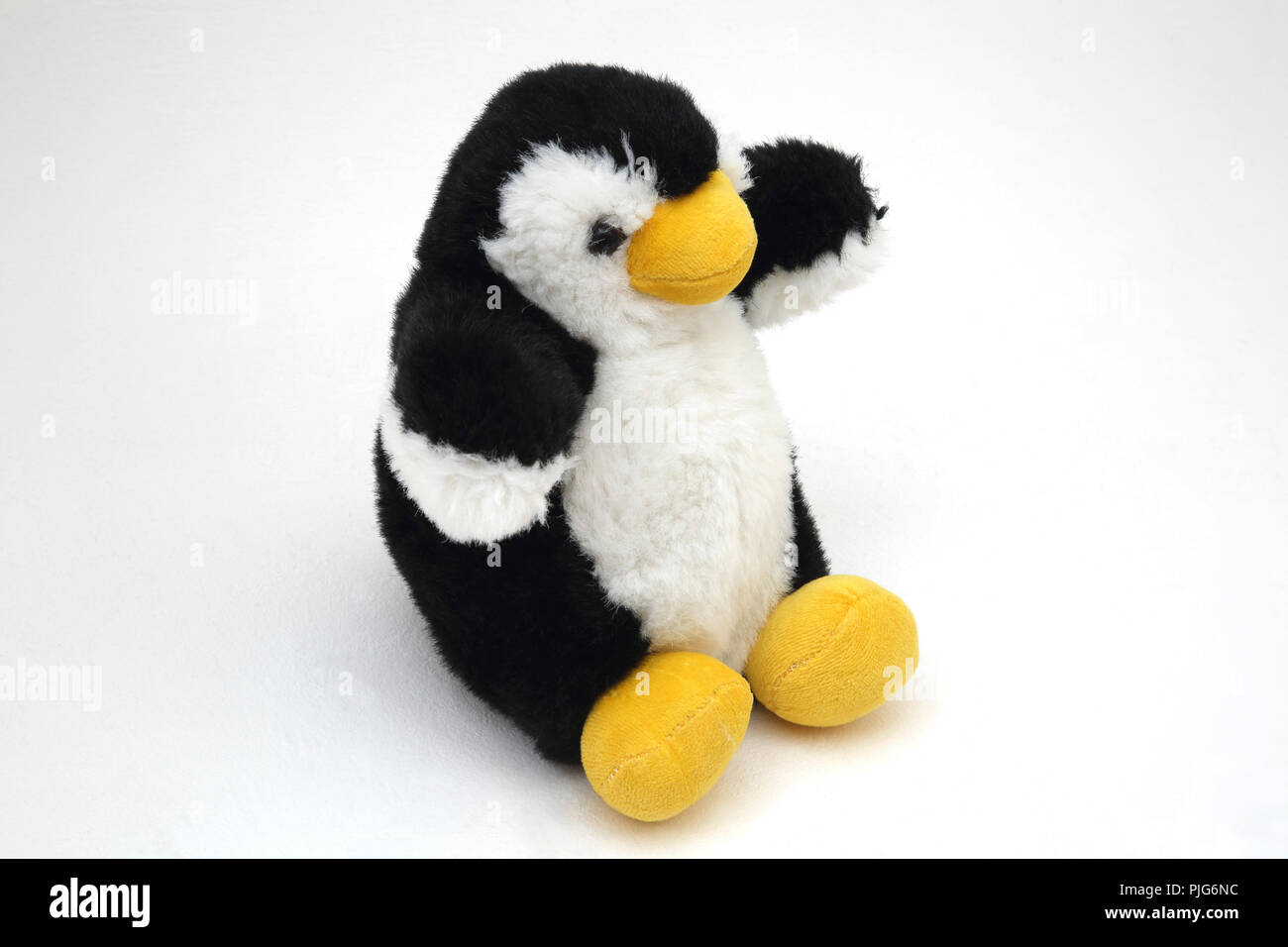 Plush Toy Penguin Stock Photo