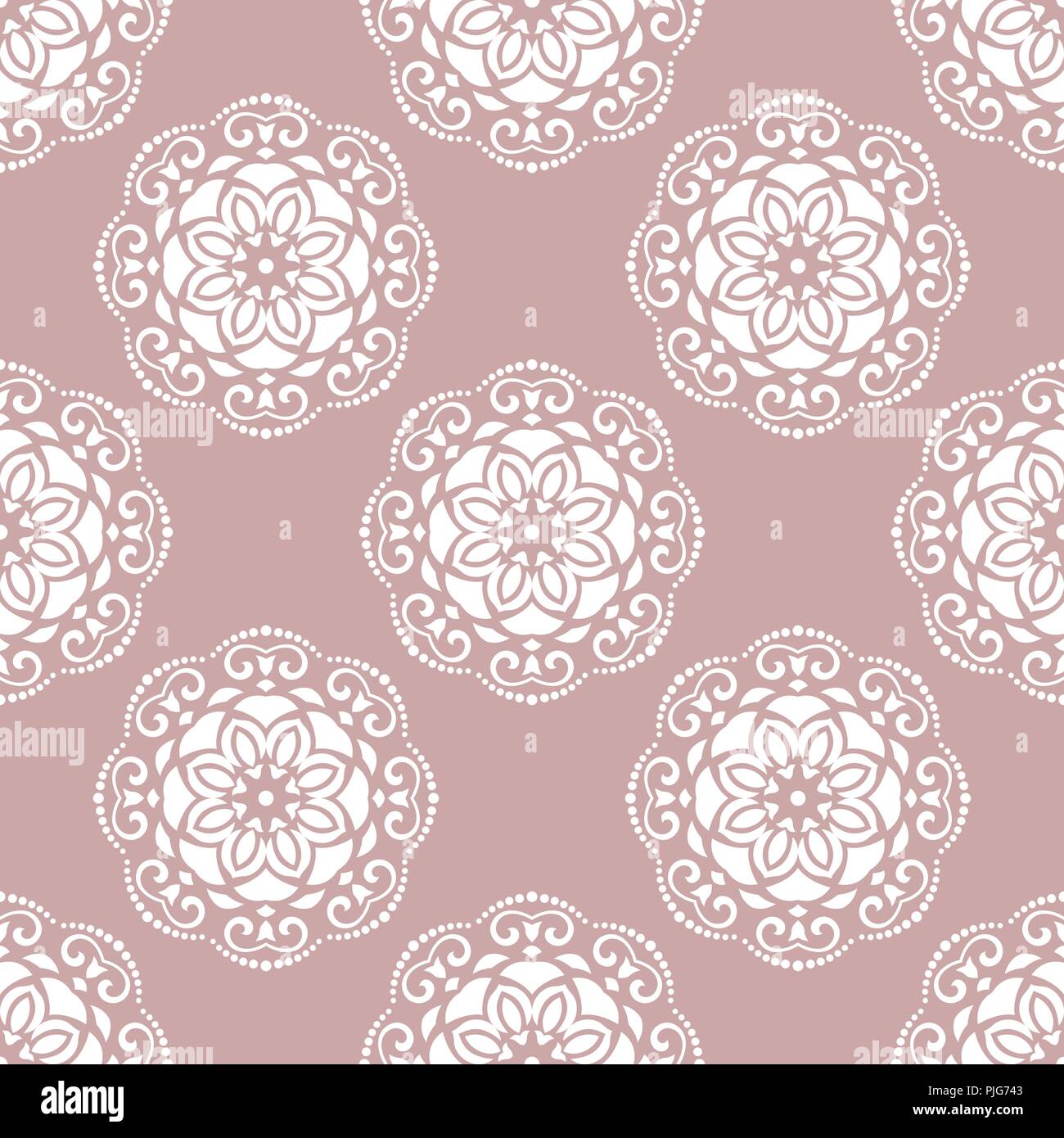 Seamless luxury purple floral wallpaper Stock Vector Images - Alamy