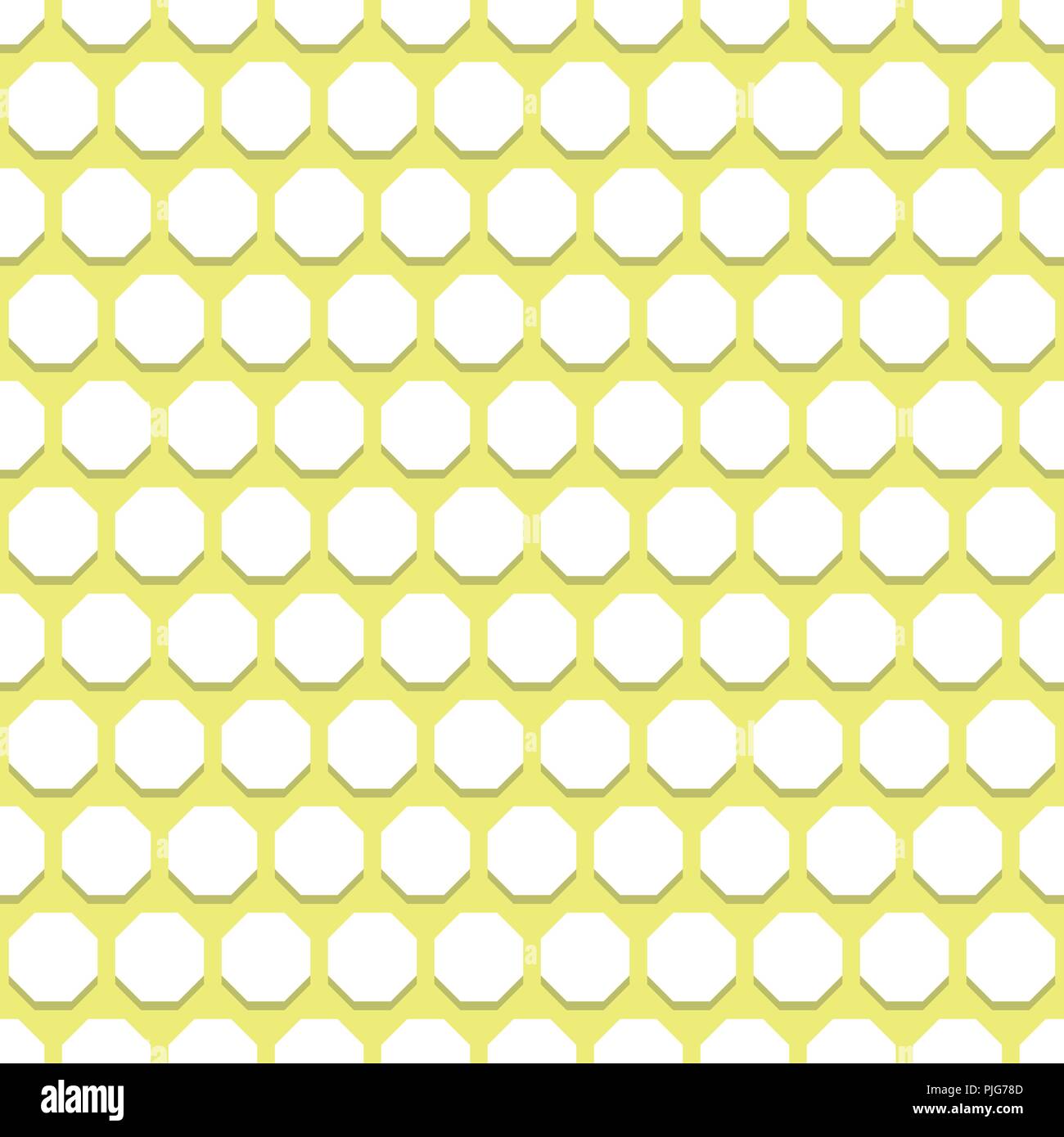 Seamless Abstract Vector Pattern With Octagons Stock Vector