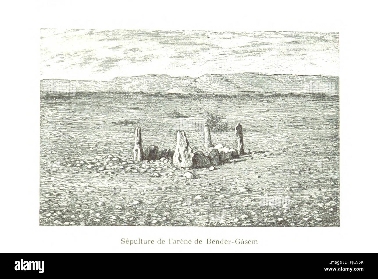 Image  from page 223 of 'La Vallée du Darror; voyage aux pays Çomalis, Afrique orientale. Types, scènes, paysages, panoramas hors texte, d'après les photographies et les croquis de l'auteur, etc' by Th0068. Stock Photo