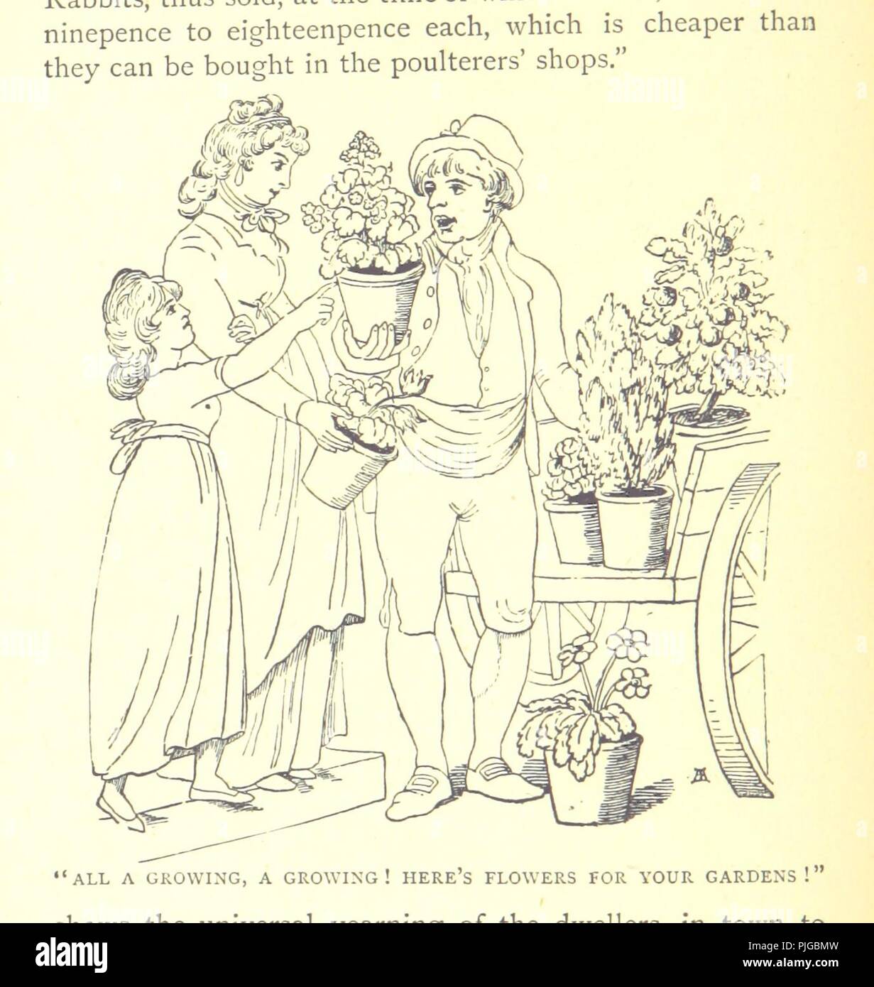 Image  from page 252 of '[The Dawn of the XIXth Century in England. A social sketch of the times . With . illustrations, etc.]' . Stock Photo