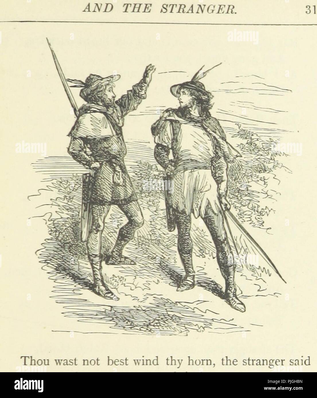 Historical art image of robin hood hi-res stock photography and images ...