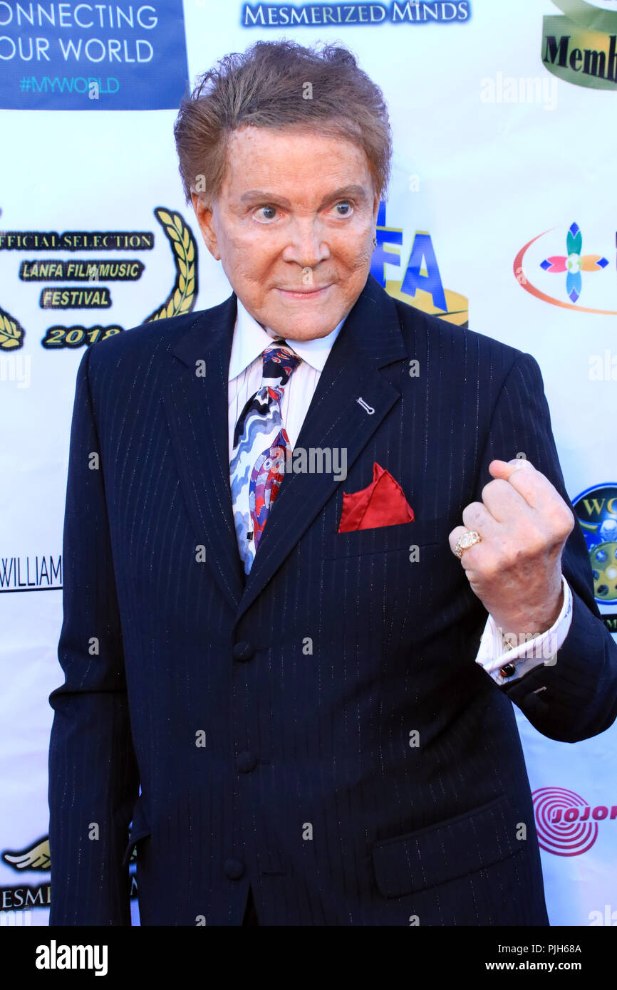 Red carpet at the 6th LANFA International Film Festival, held at the Miracle Theater in Inglewood, California.  Featuring: Mel Novak Where: Inglewood, Californiia, United States When: 05 Aug 2018 Credit: WENN.com Stock Photo