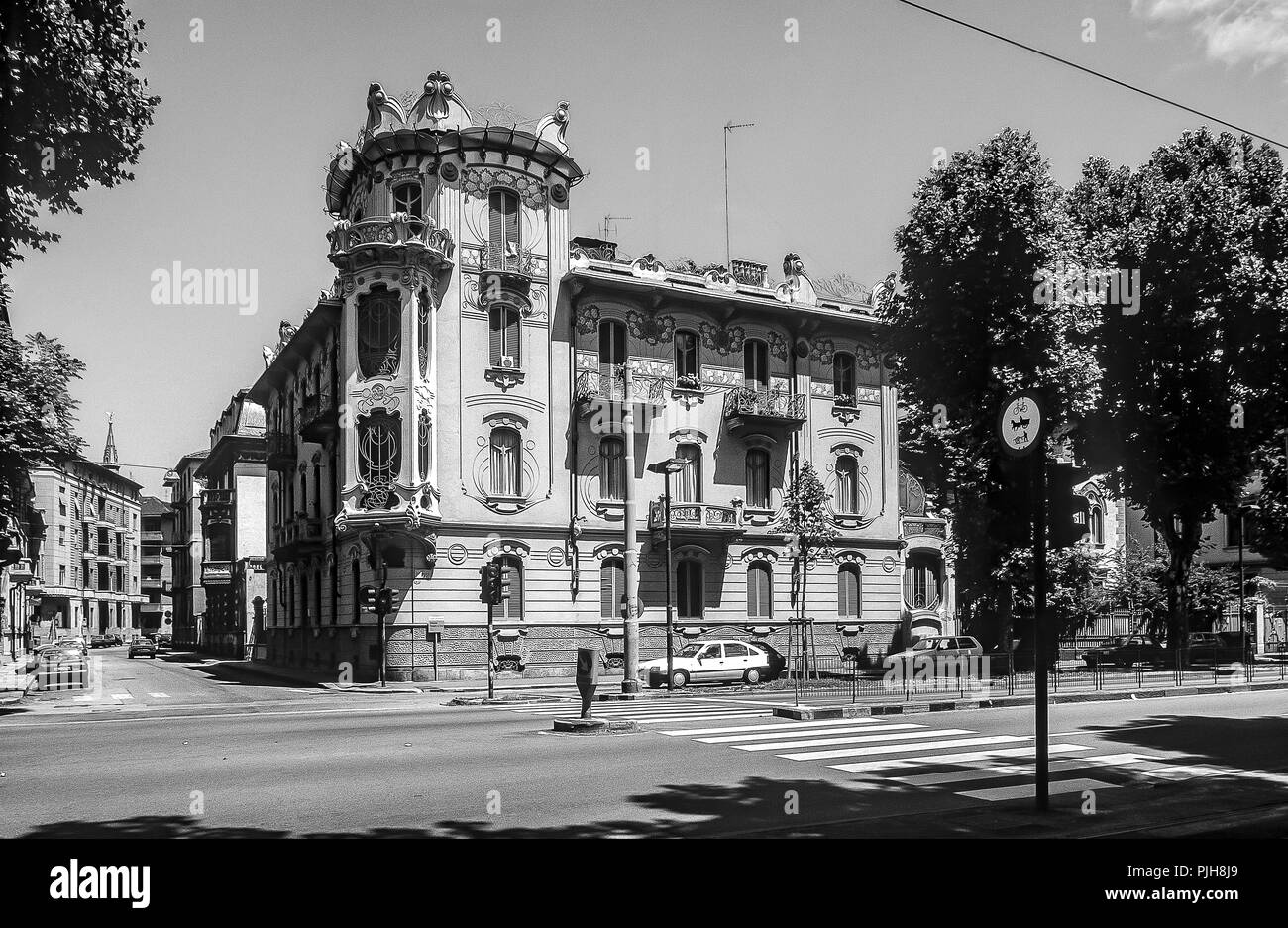 Italy Piedmont Turin Fenoglio House in 1970s Stock Photo Alamy