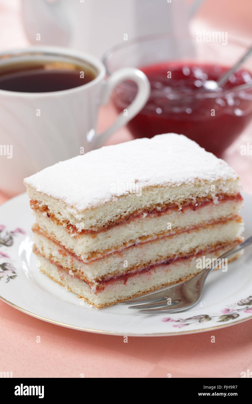 Pink jam slice hi-res stock photography and images - Alamy
