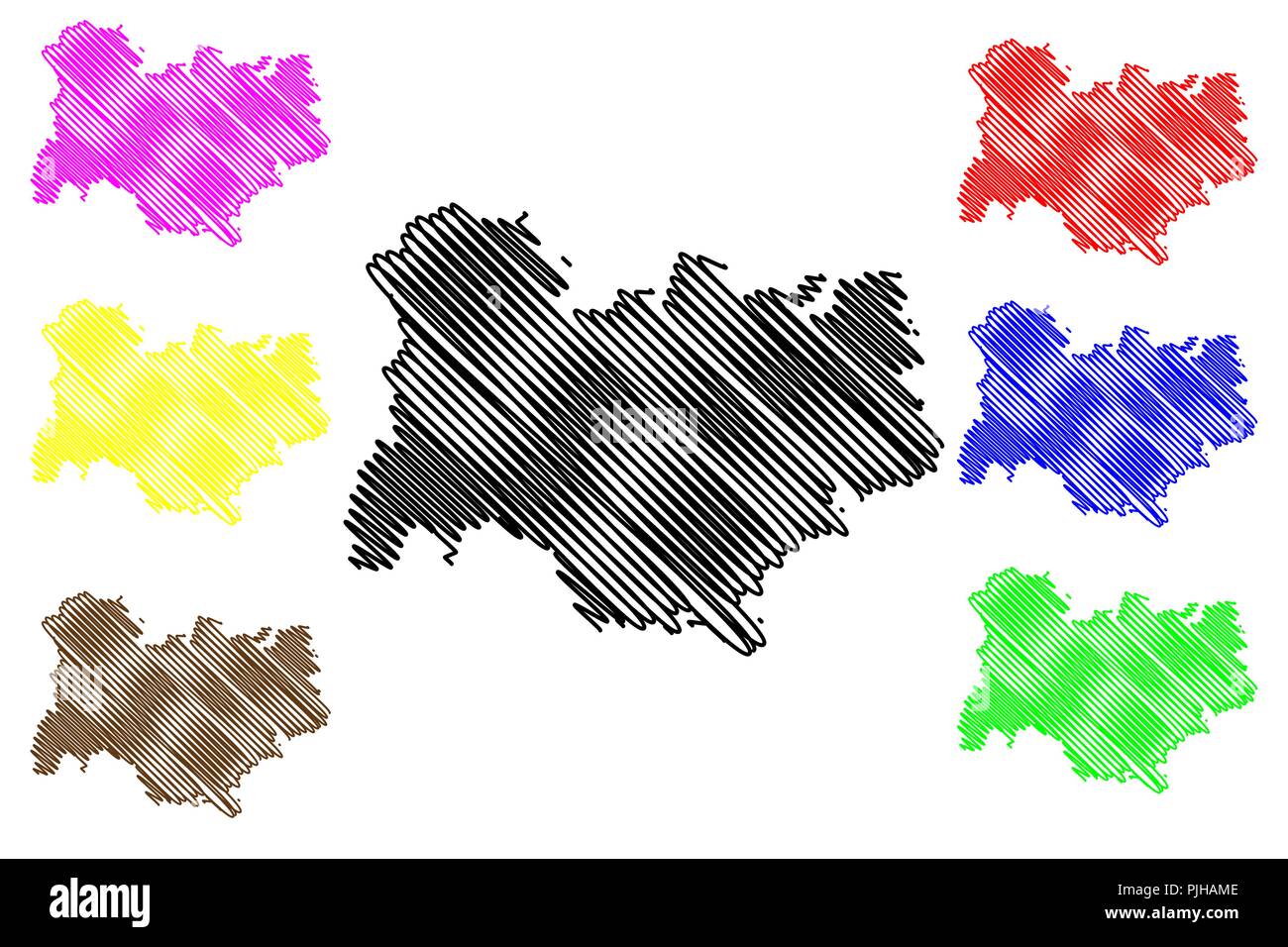 Rhone Alpes Map High Resolution Stock Photography And Images Alamy