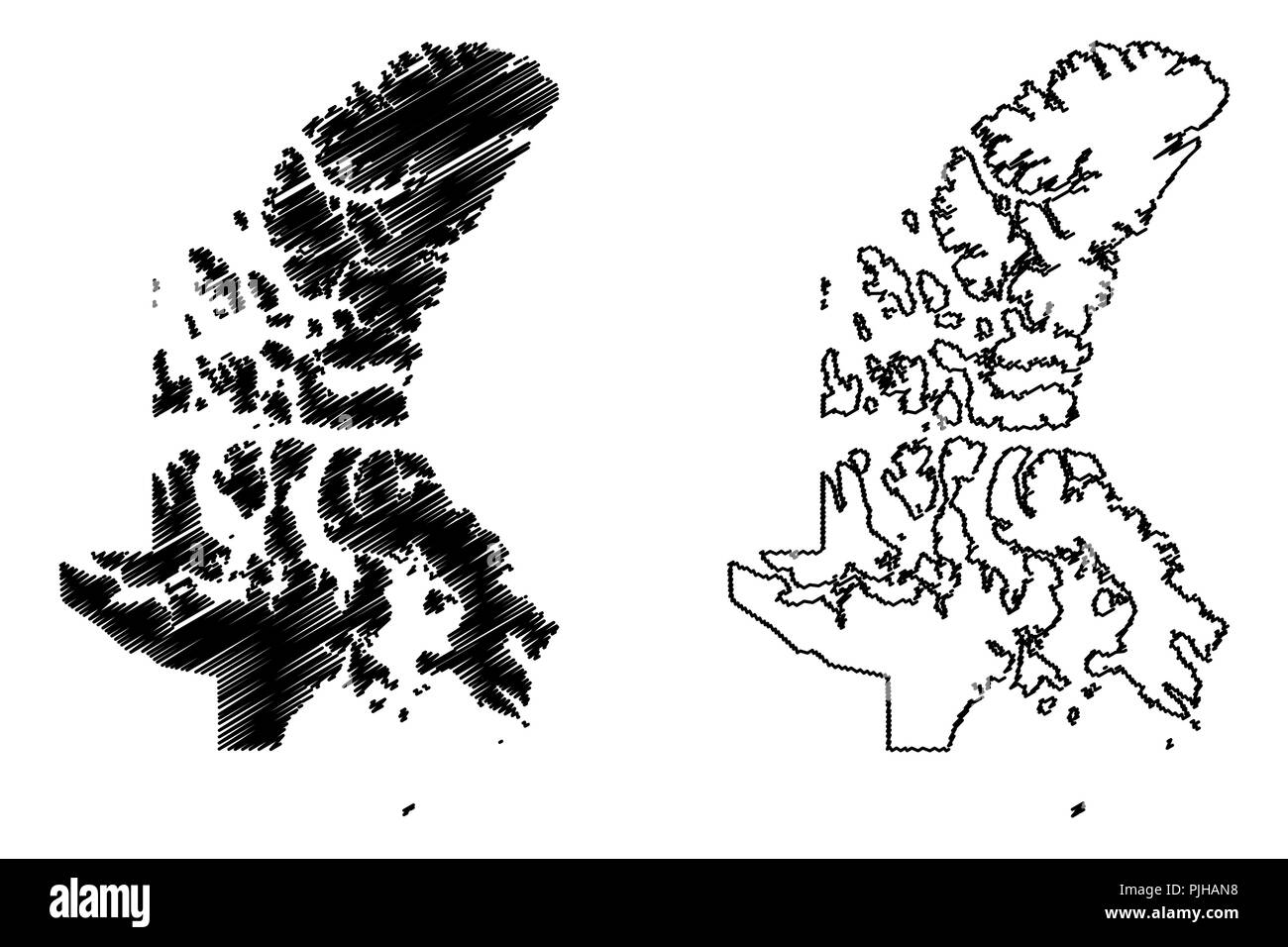 Canada canadian arctic archipelago nunavut hi-res stock photography and 
