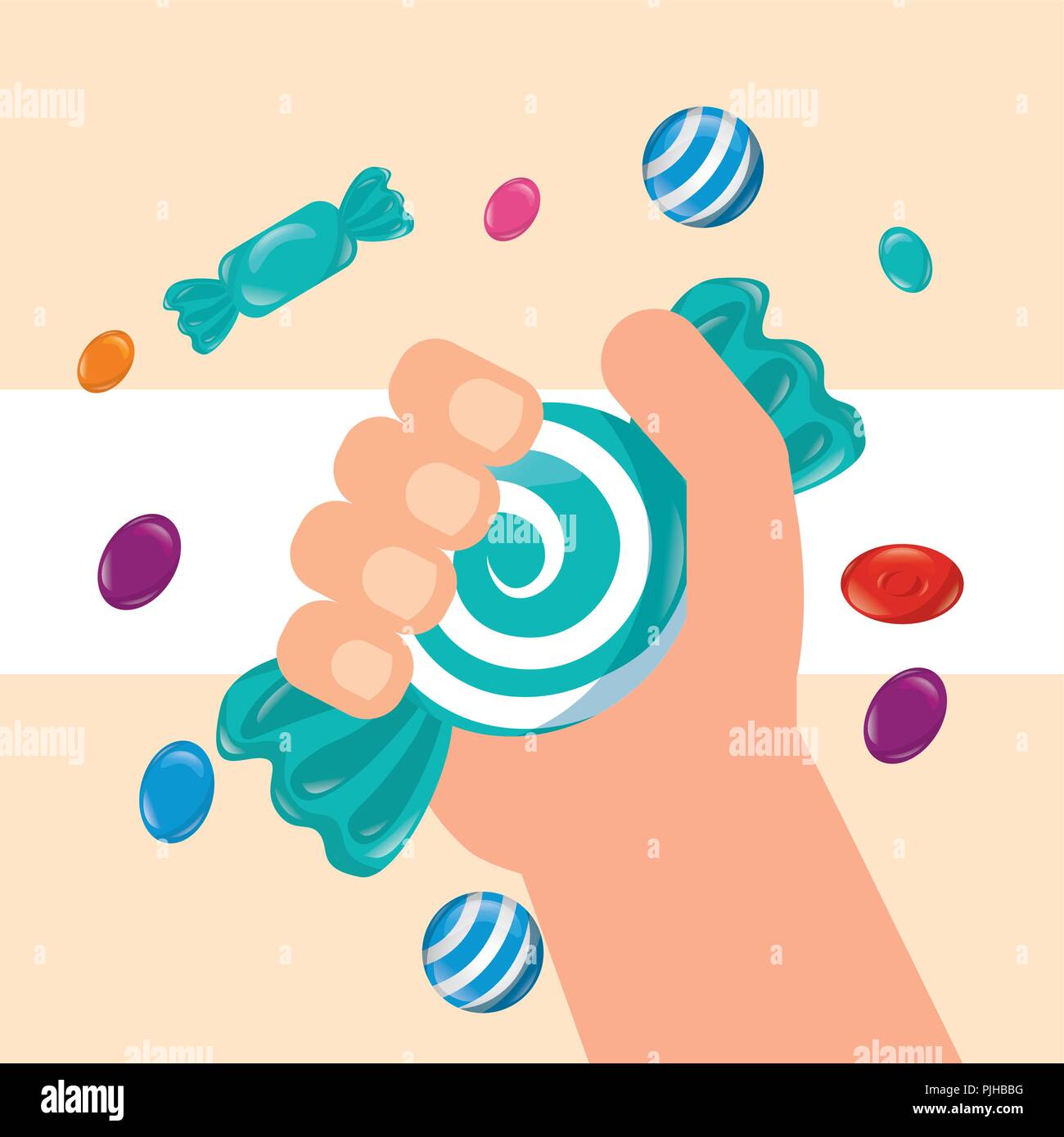 sweet candy concept Stock Vector Image & Art - Alamy