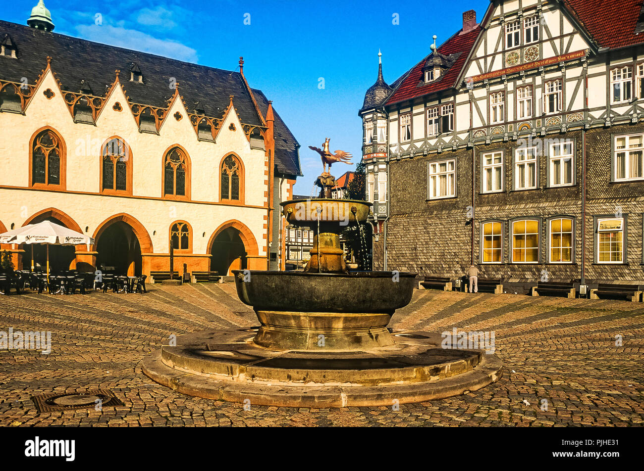 Germany Goslar Markt Platz Stock Photo