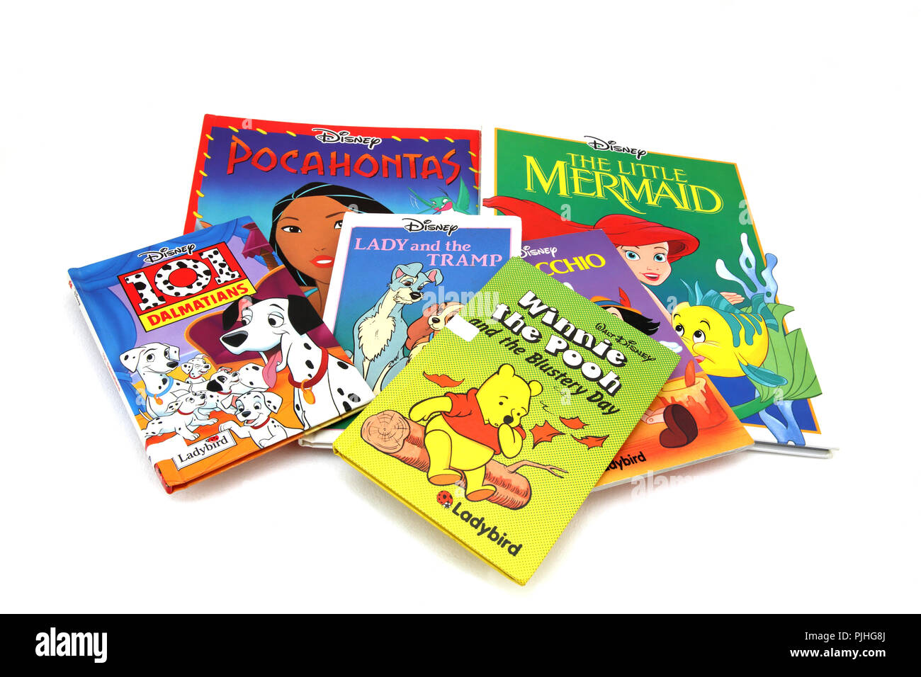 Childrens Disney Hardback Ladybird Books Stock Photo