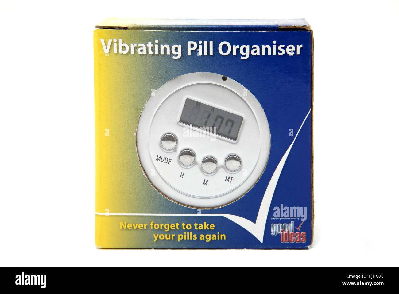 Digital Vibrating Pill Organiser Stock Photo