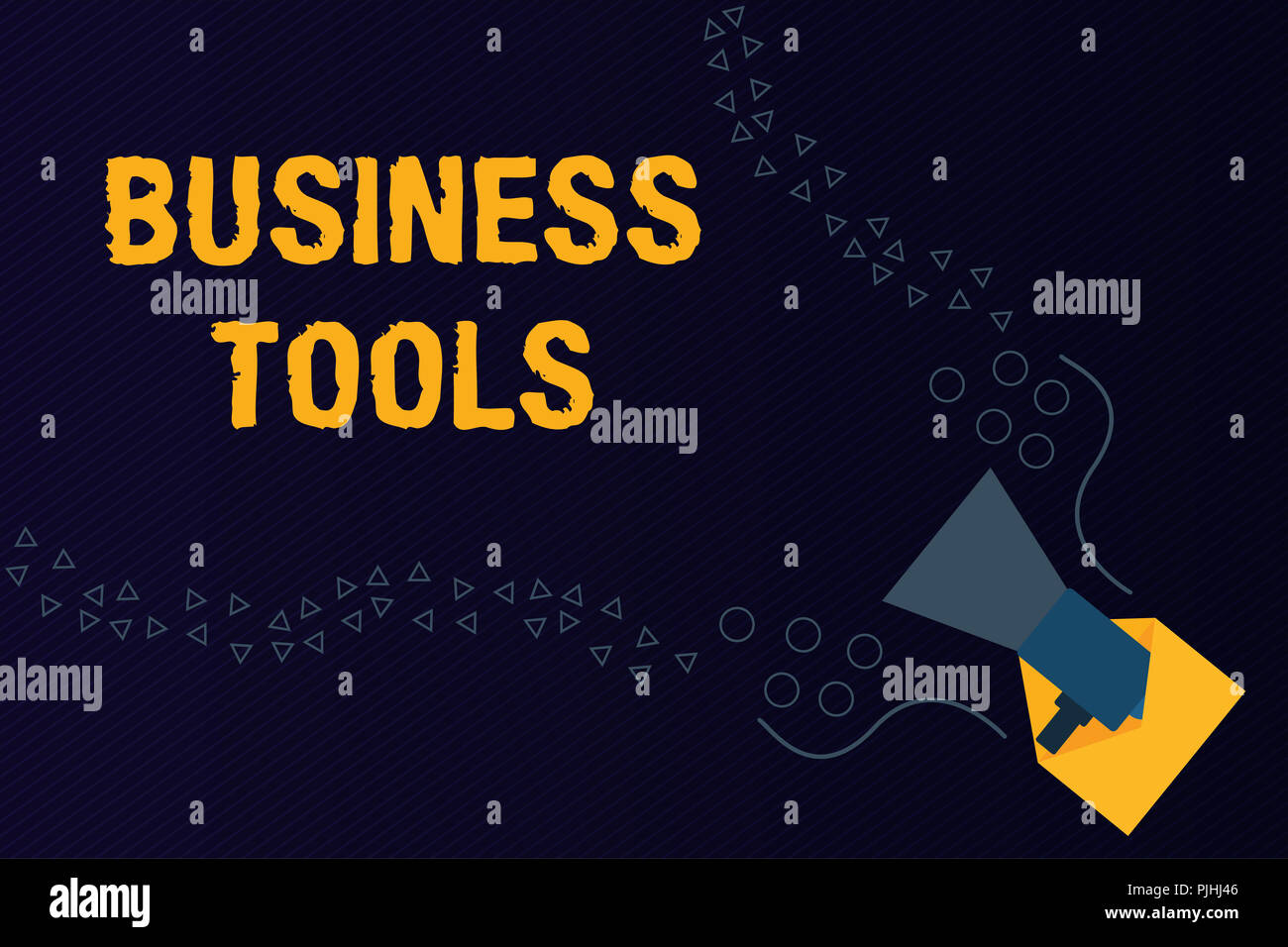 Text sign showing Business Tools. Conceptual photo Marketing ...