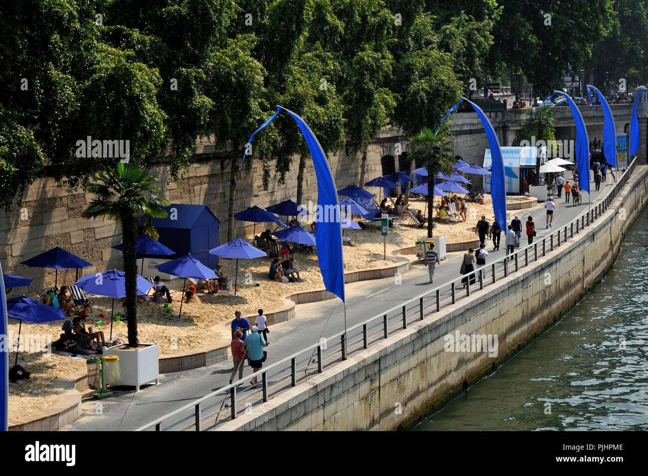 France Paris City Paris Plage Event A Beach Summer On The