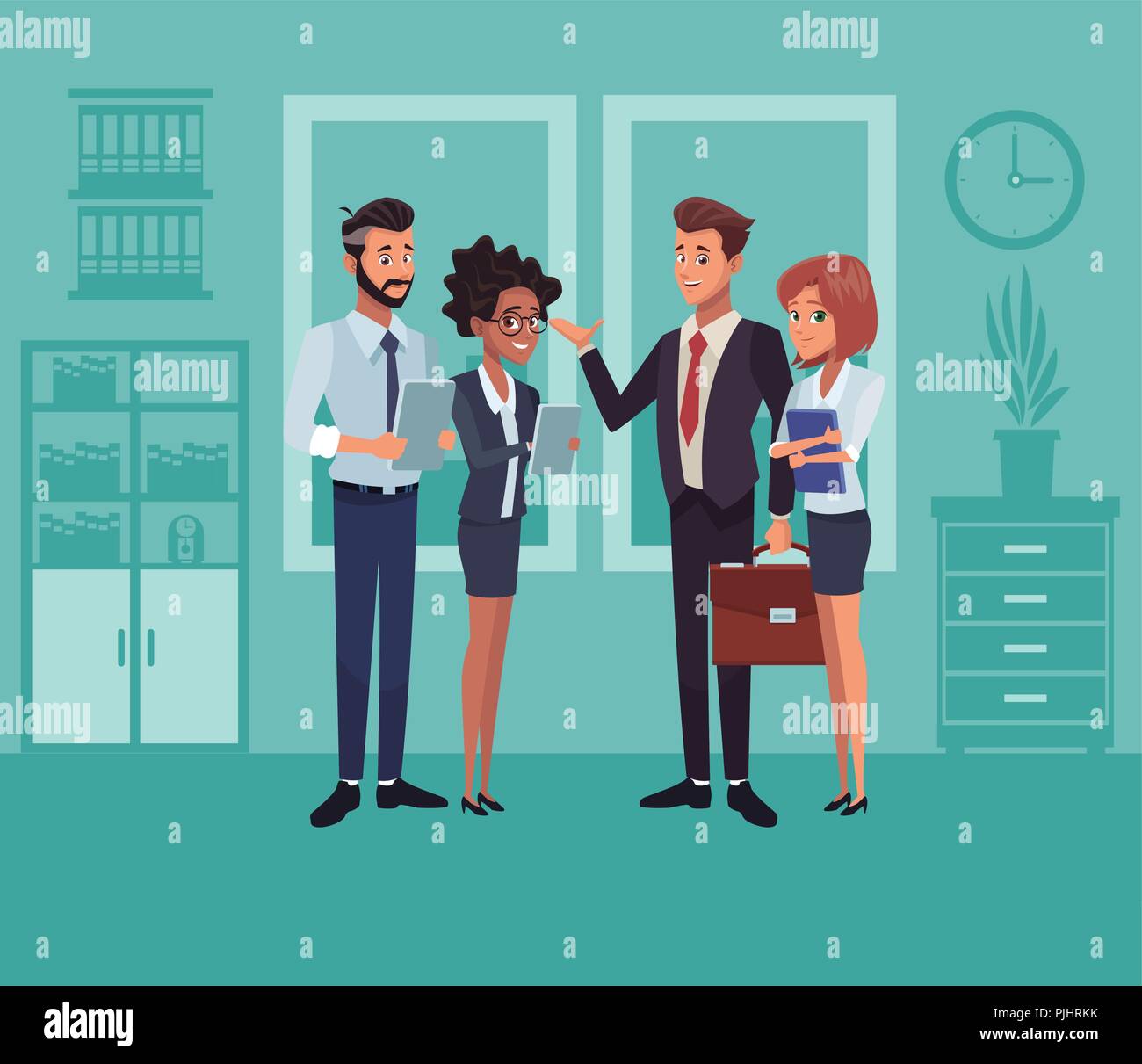 Business coworkers cartoons Stock Vector Image & Art Alamy