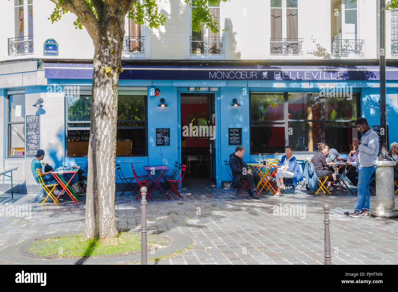 Belleville paris people hi-res stock photography and images - Alamy