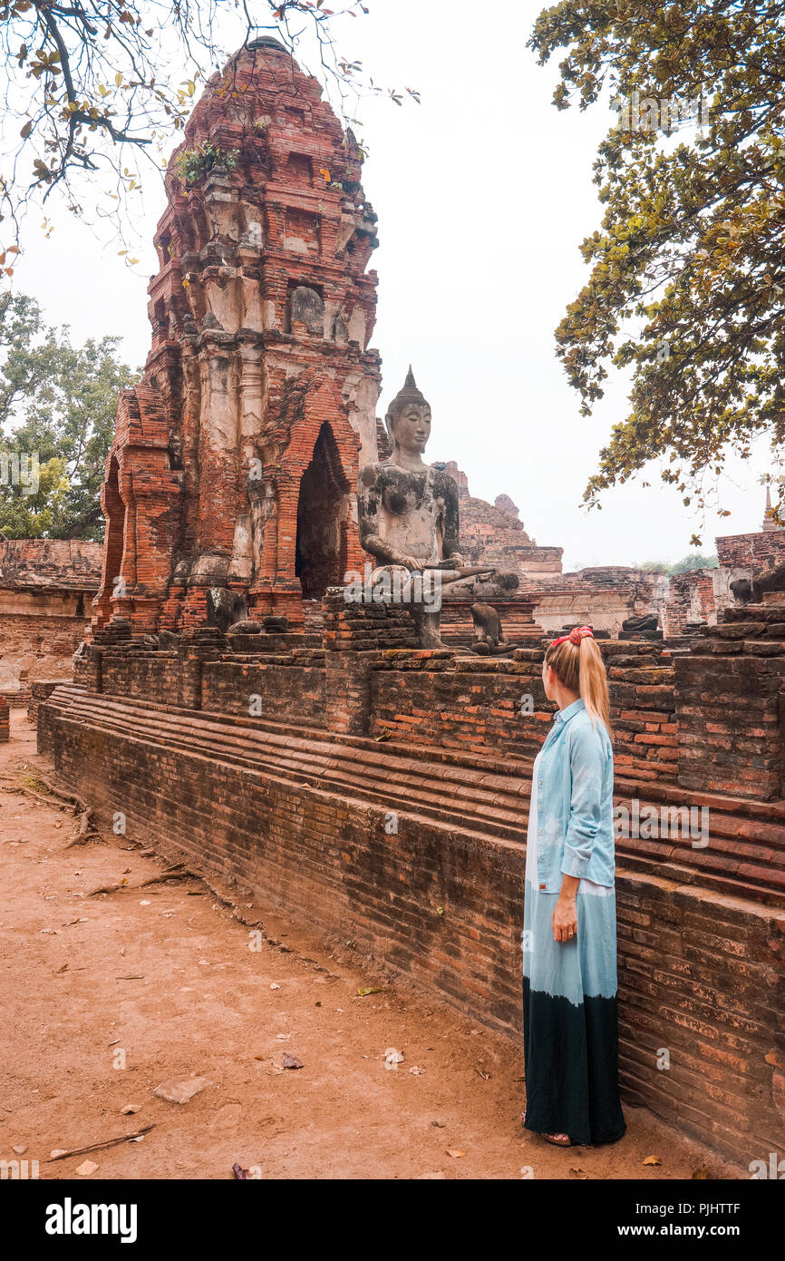 The Lost Kingdom of Ayutthaya Stock Photo