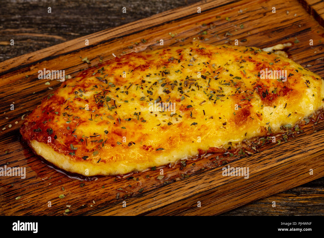 Roasted Greek Traditional Halloumi cheese Stock Photo Alamy