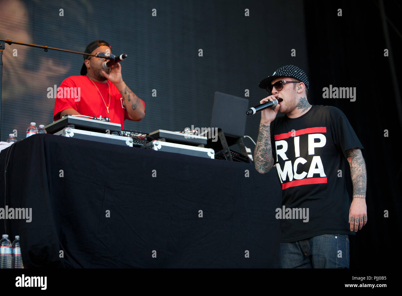 Mac Miller at day one of the 2012 Bamboozle Festival in Asbury Park, New  Jersey. May 18, 2012. © Joe Gall/MediaPunch Inc Stock Photo - Alamy