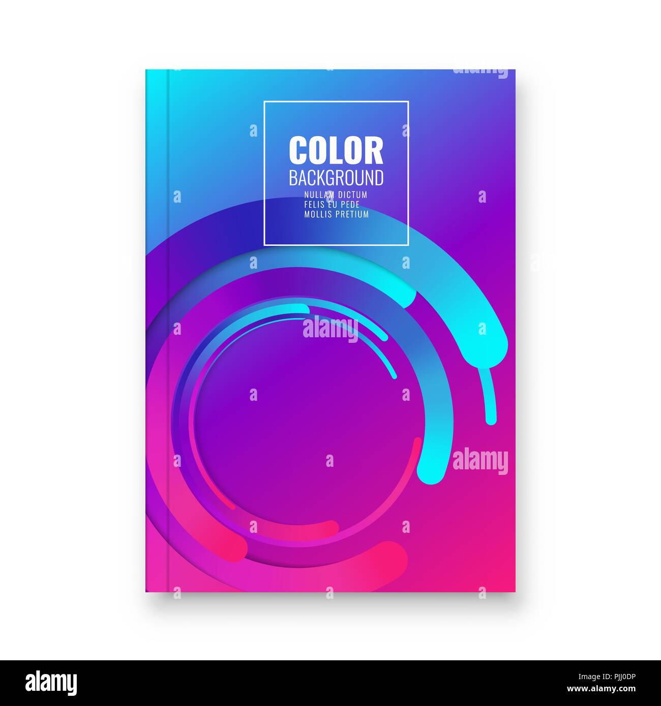 Abstract Flyer Design Background Brochure Template Stock