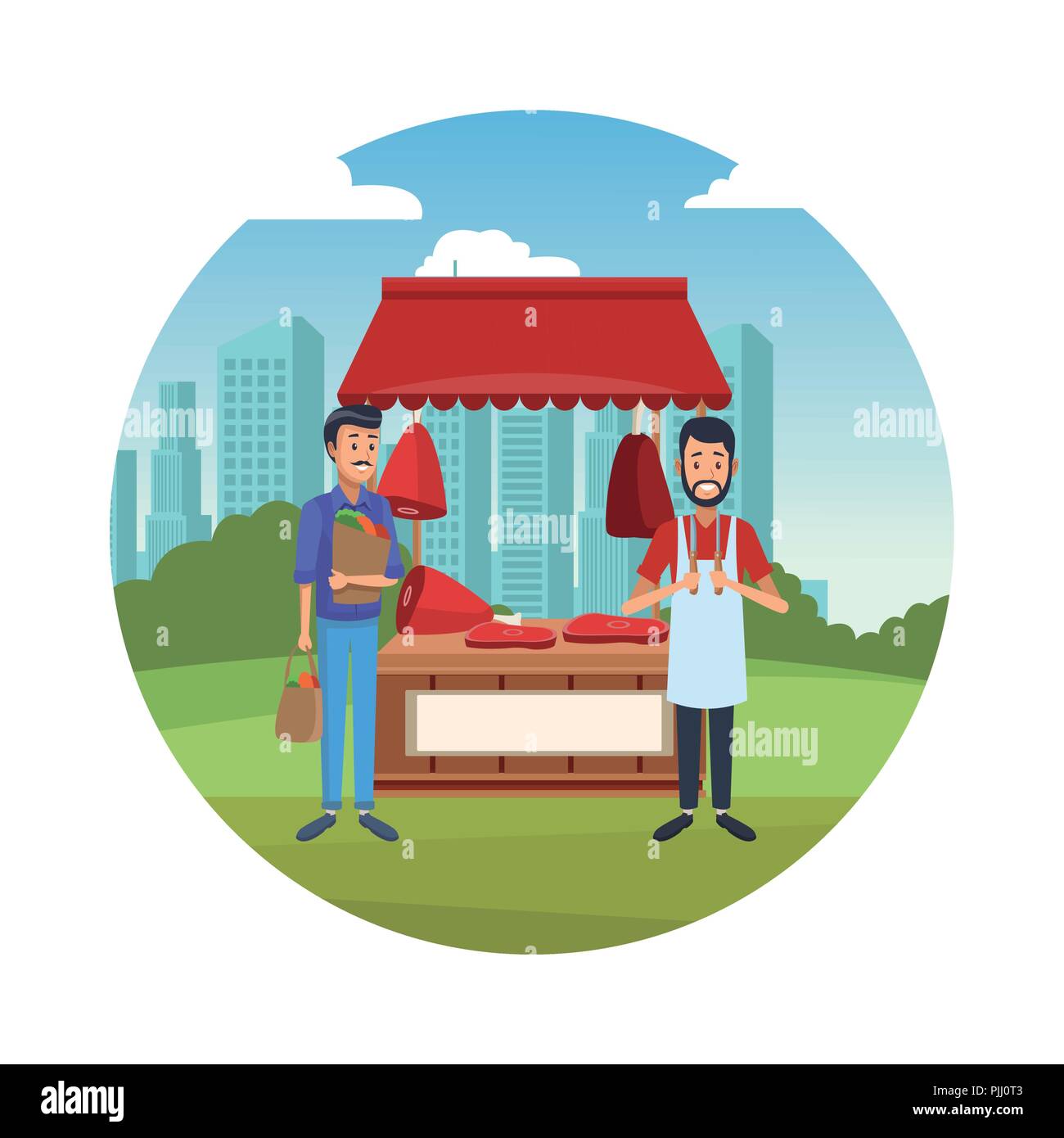 People at city park Stock Vector Image & Art - Alamy