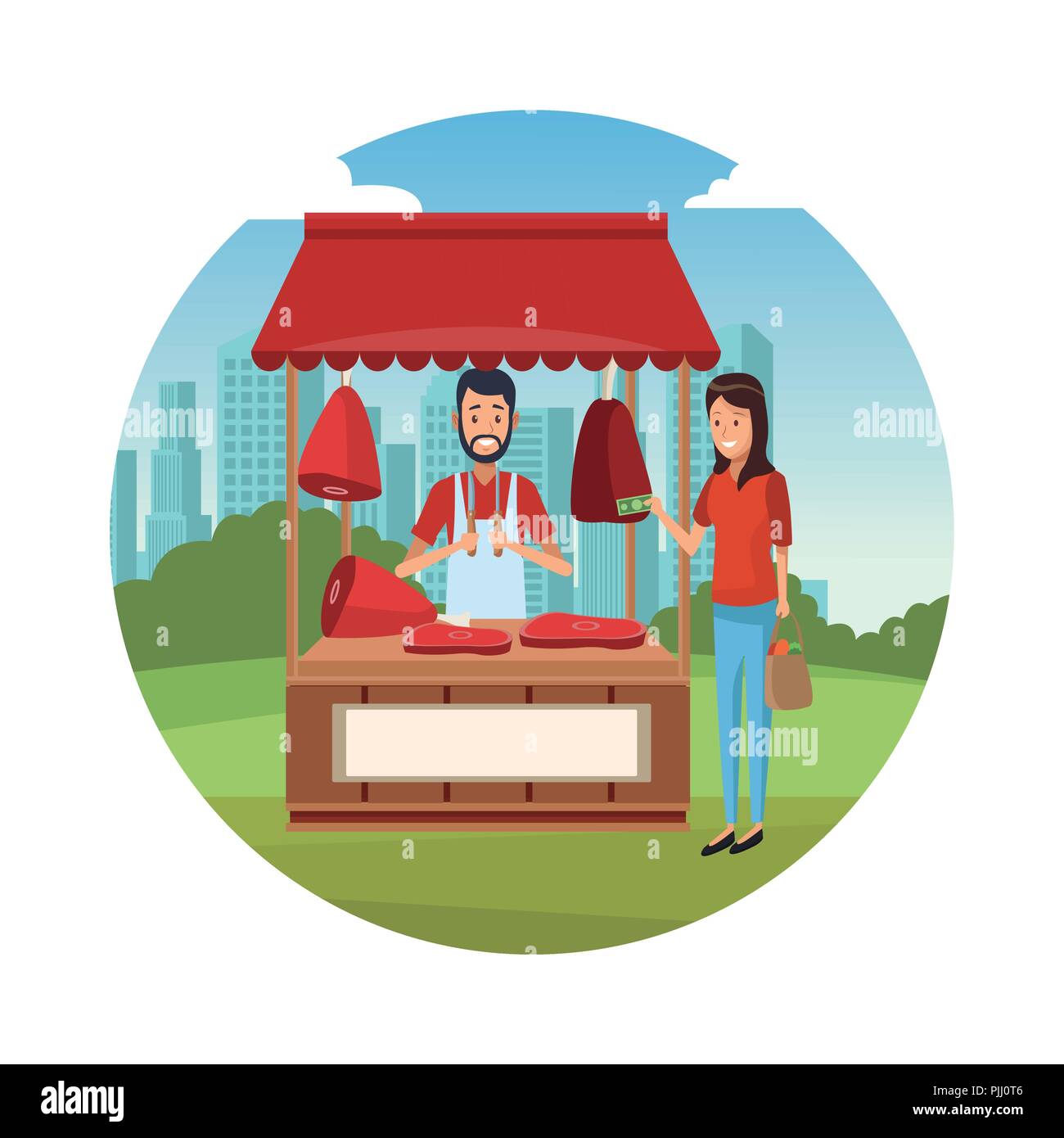 People at city park Stock Vector Image & Art - Alamy