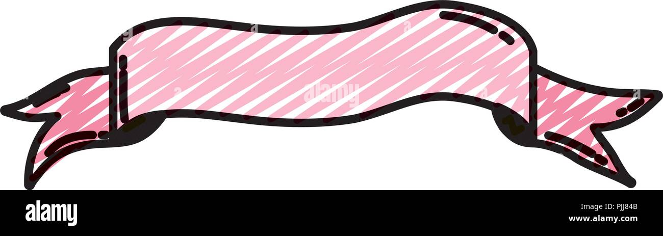 icon event ribbon object decoration style Stock Vector Image & Art - Alamy