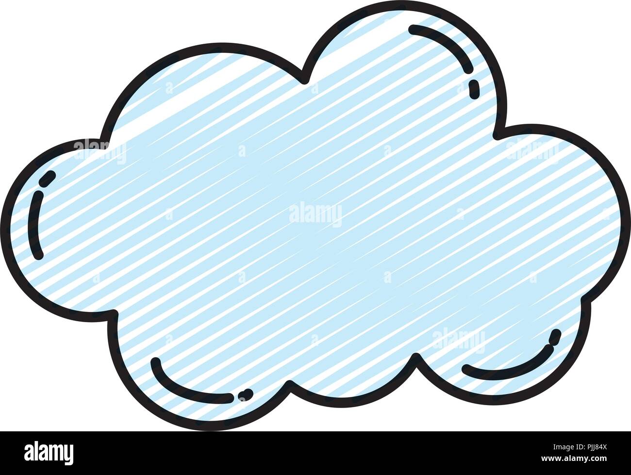 icon nature fluffy cloud sky design Stock Vector Image & Art - Alamy