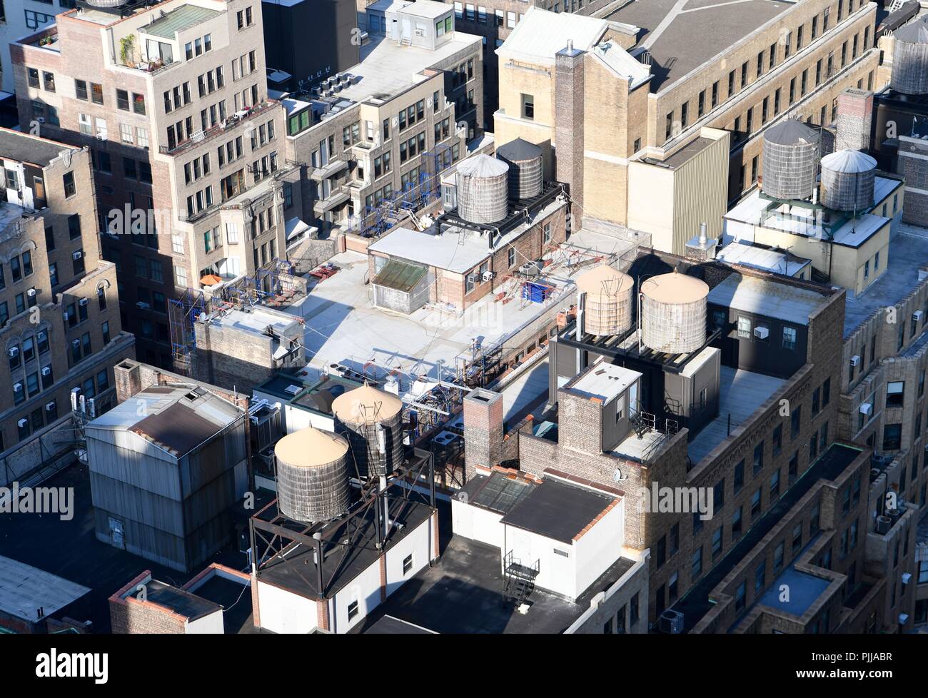 New York City Manhattan midtown view with skyscrapers, New York City