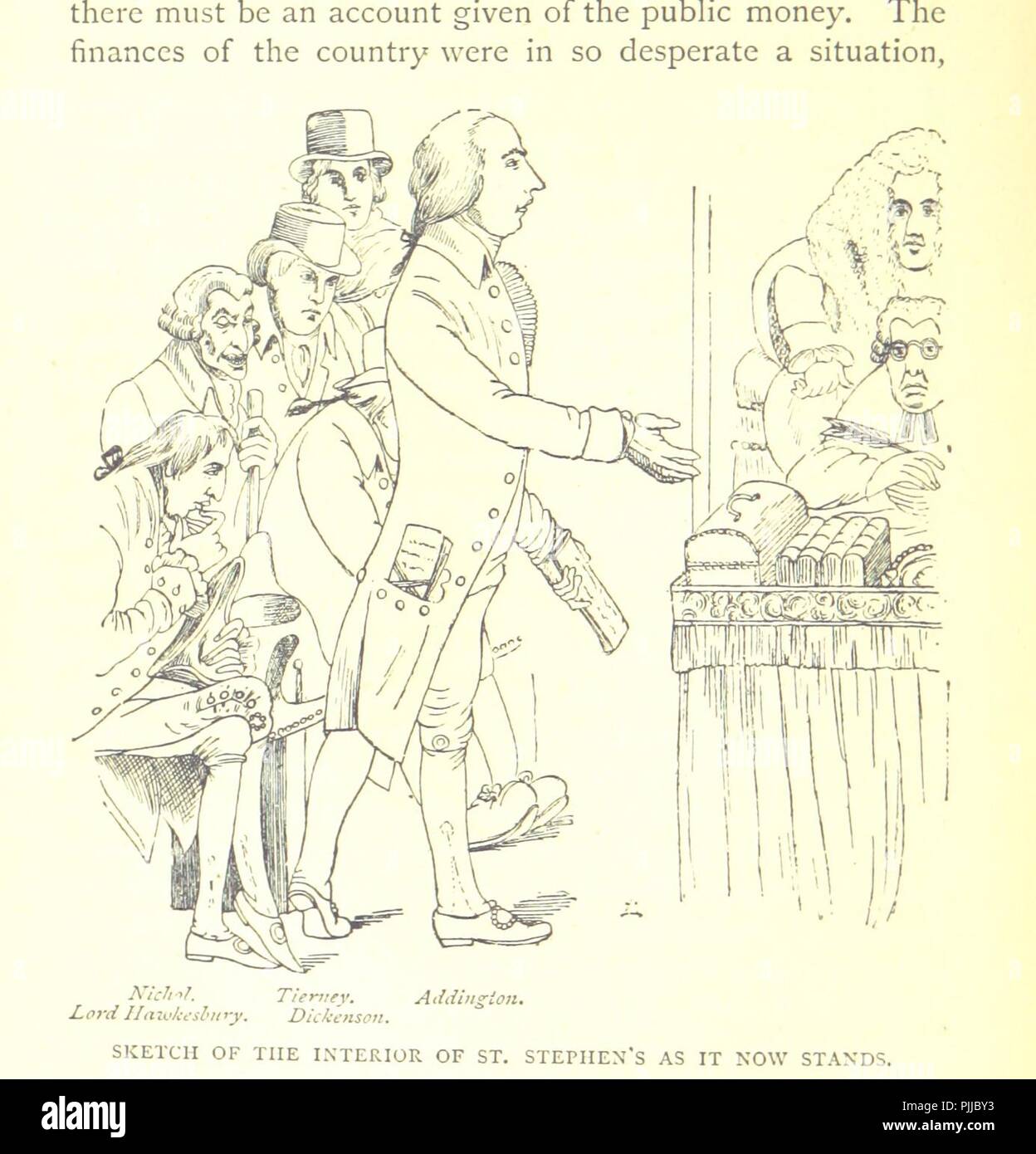 Image  from page 86 of '[The Dawn of the XIXth Century in England. A social sketch of the times . With . illustrations, etc.]' . Stock Photo