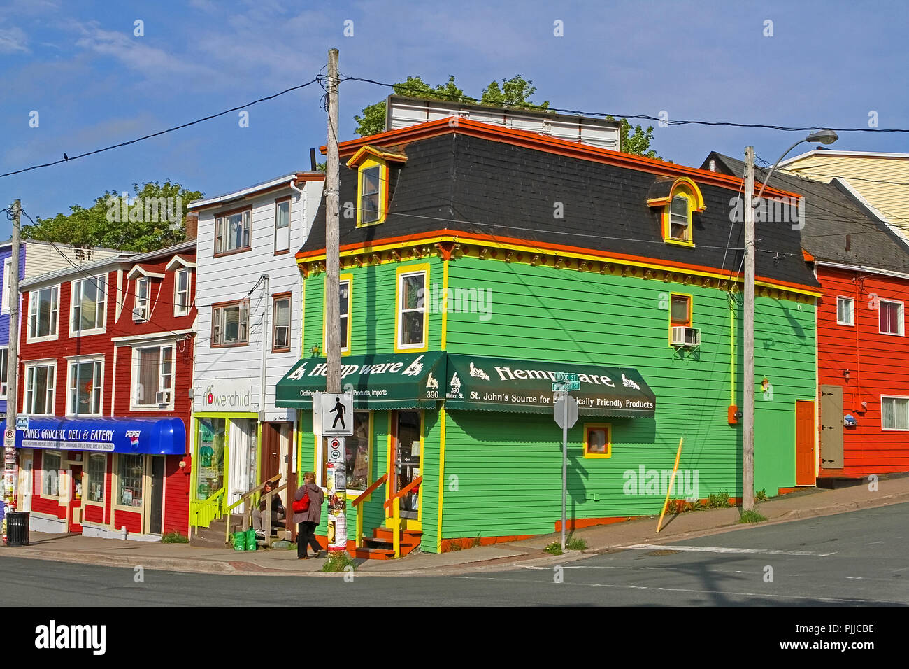 Colorful Duckworth Street, St. John's, Newfoundland Canada-koking