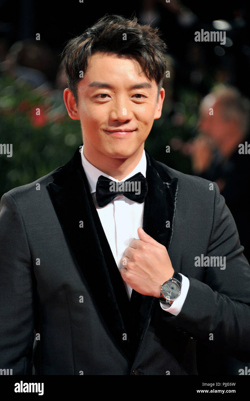 Venice, Italy. 7th September 2018. Zhang Kai attending the 'Ying / Shadow' premiere at the 75th Venice International Film Festival at the Palazzo del Cinema on September 06, 2019 in Venice, Italy Credit: Geisler-Fotopress GmbH/Alamy Live News Stock Photo