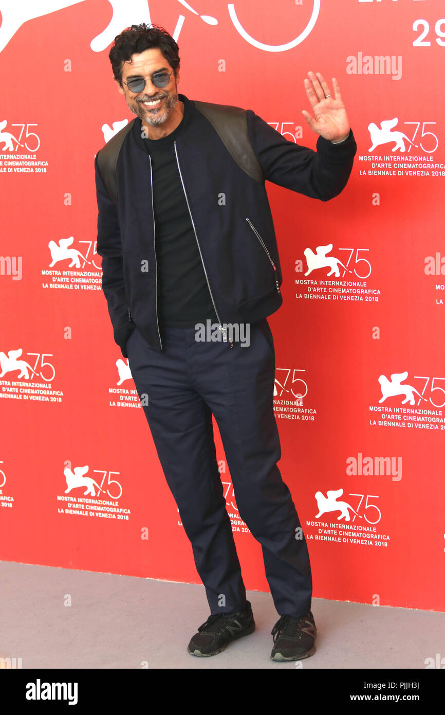 Europe, Italy, Lido di Venezia, 07 September, 2018 : italian actor  Alessandro Gassmann at the photocall of movie 'Una storia senza nome',  director Roberto Ando'. 75th Venice International Film Festival. Photo ©