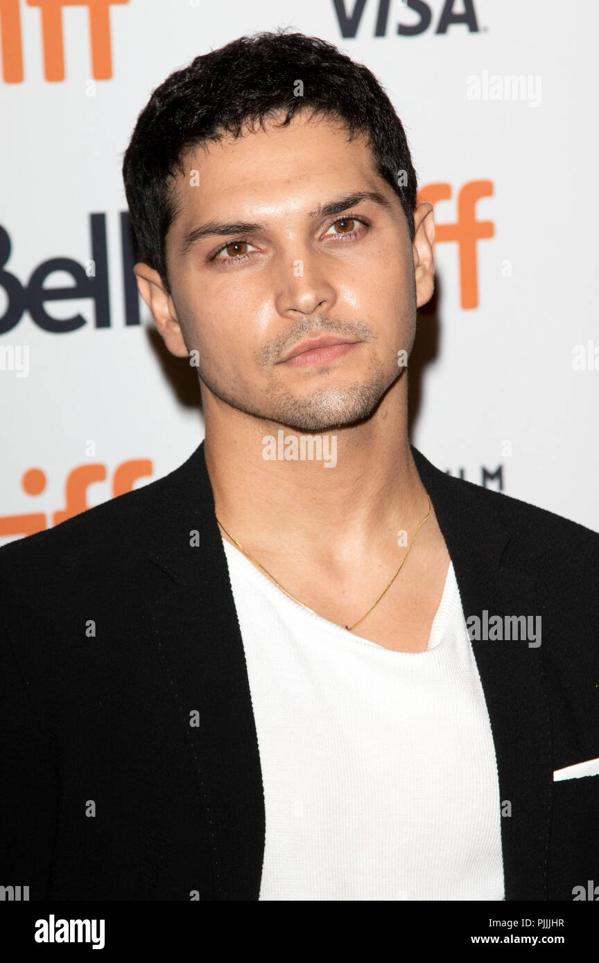 Augusto Aguilera attending the premiere of 'The Predator' during the ...