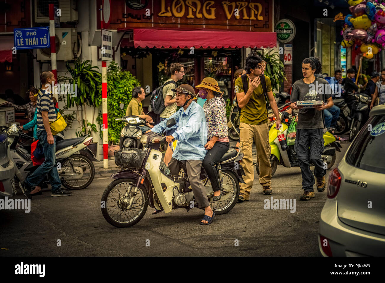Asia, Vietnam, Hanoi, transport, transportation, means of transport Stock Photo