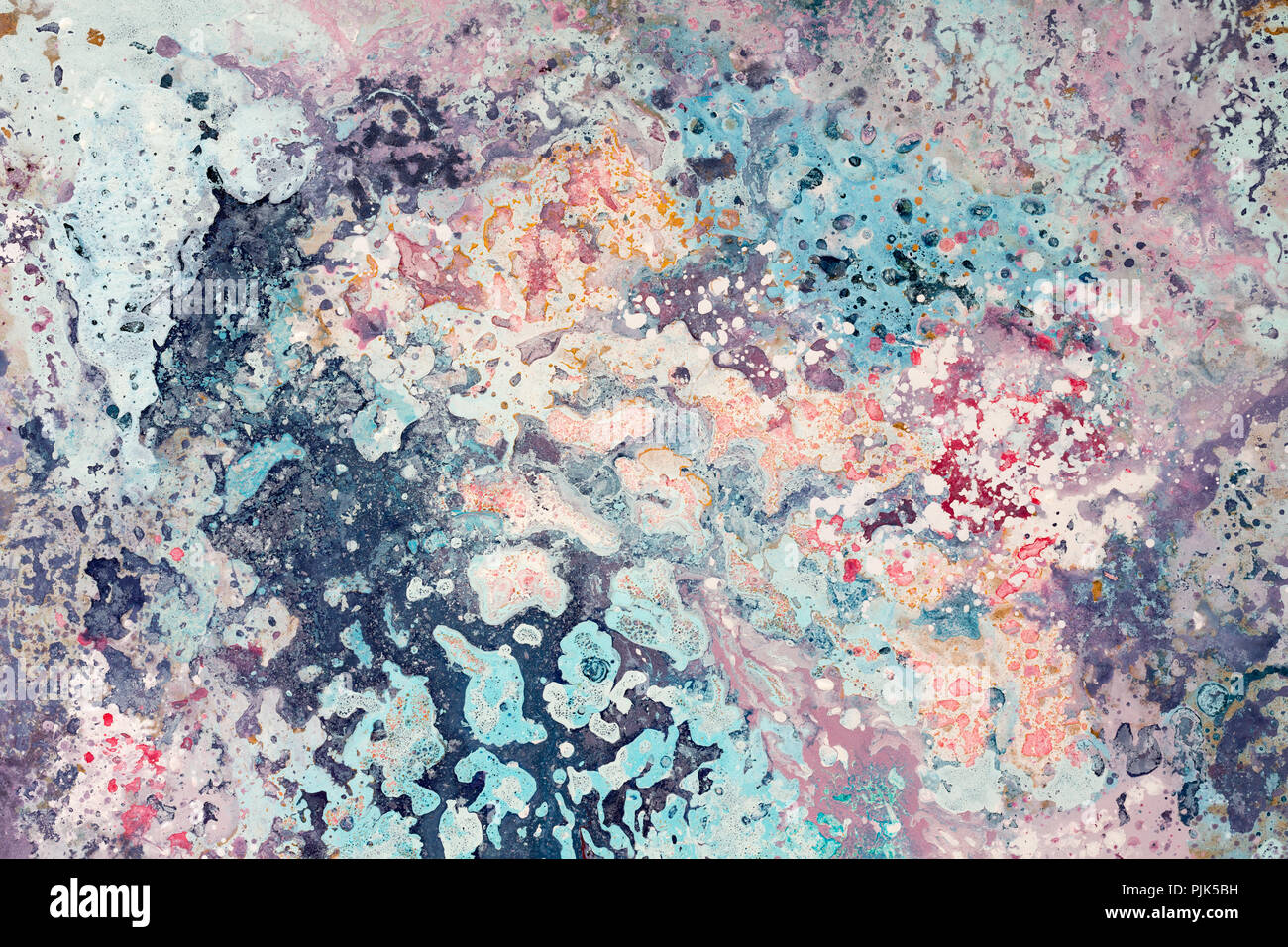 Creative abstract hand painted background, wallpaper, texture. A Stock Photo