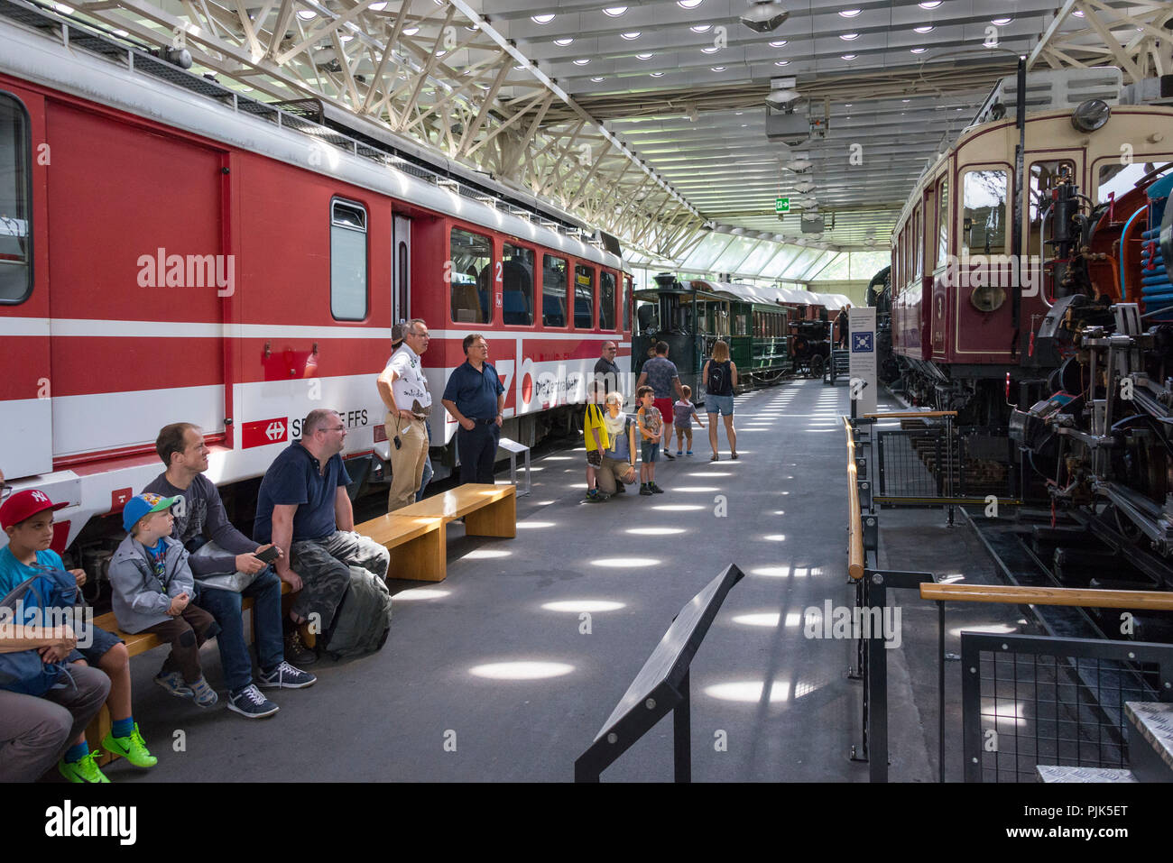 Railway Exhibition, Swiss Museum of Transport, Museum, Lucerne, Lake Lucerne, Canton Lucerne