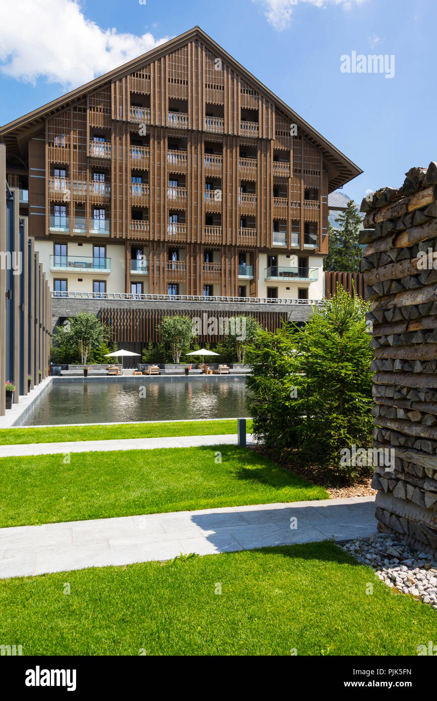 Fivestar deluxe hotel The Chedi, Andermatt, Urserental, Canton of Uri