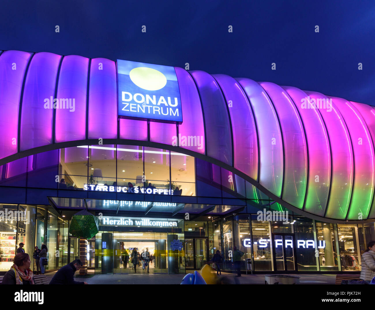 Wien, Vienna, shopping center mall 'Donauzentrum' in Austria, Wien, 22.  Donaustadt Stock Photo - Alamy