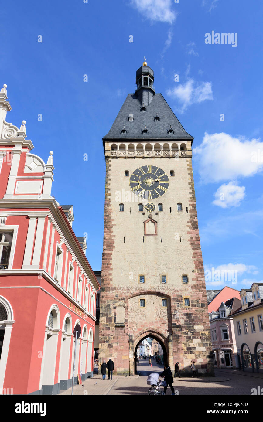 Speyer, Stadttor (city gate) Altpörtel in Germany, Rheinland-Pfalz, Rhineland-Palatinate, Stock Photo