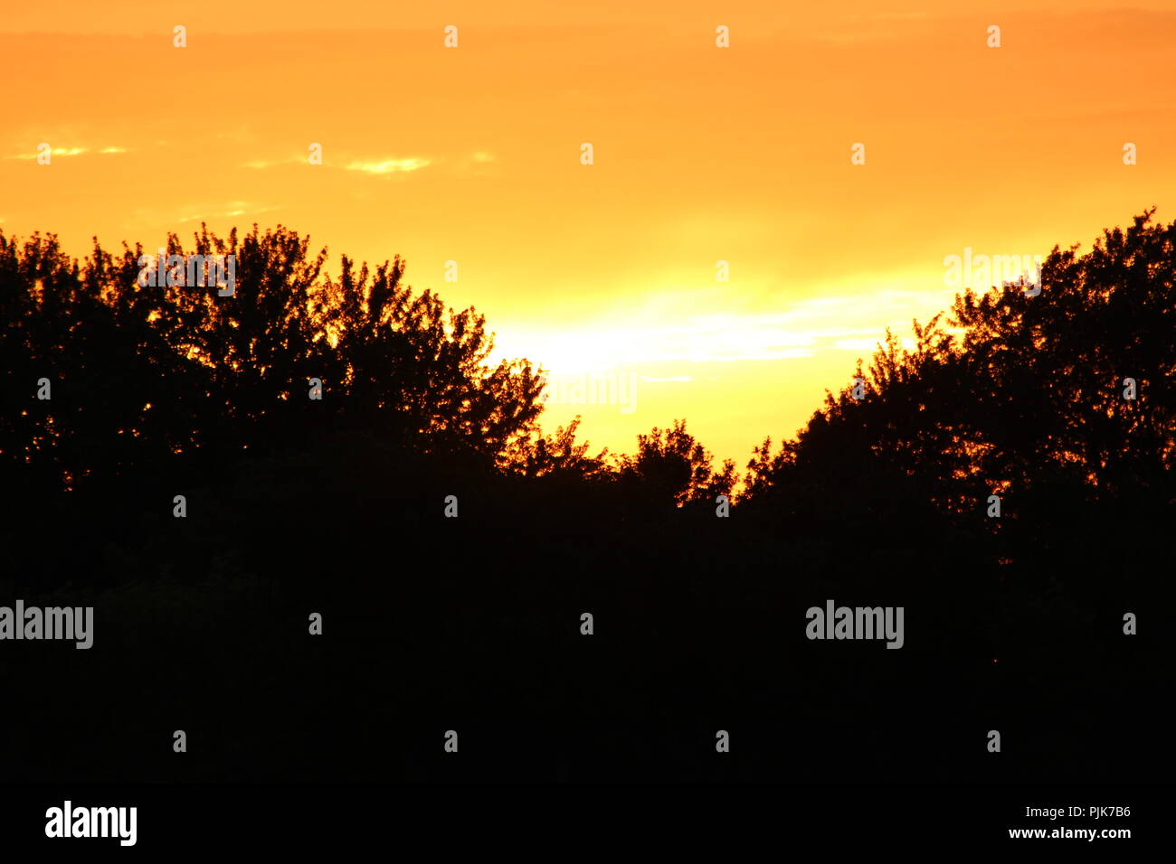 sunset early fall Stock Photo - Alamy