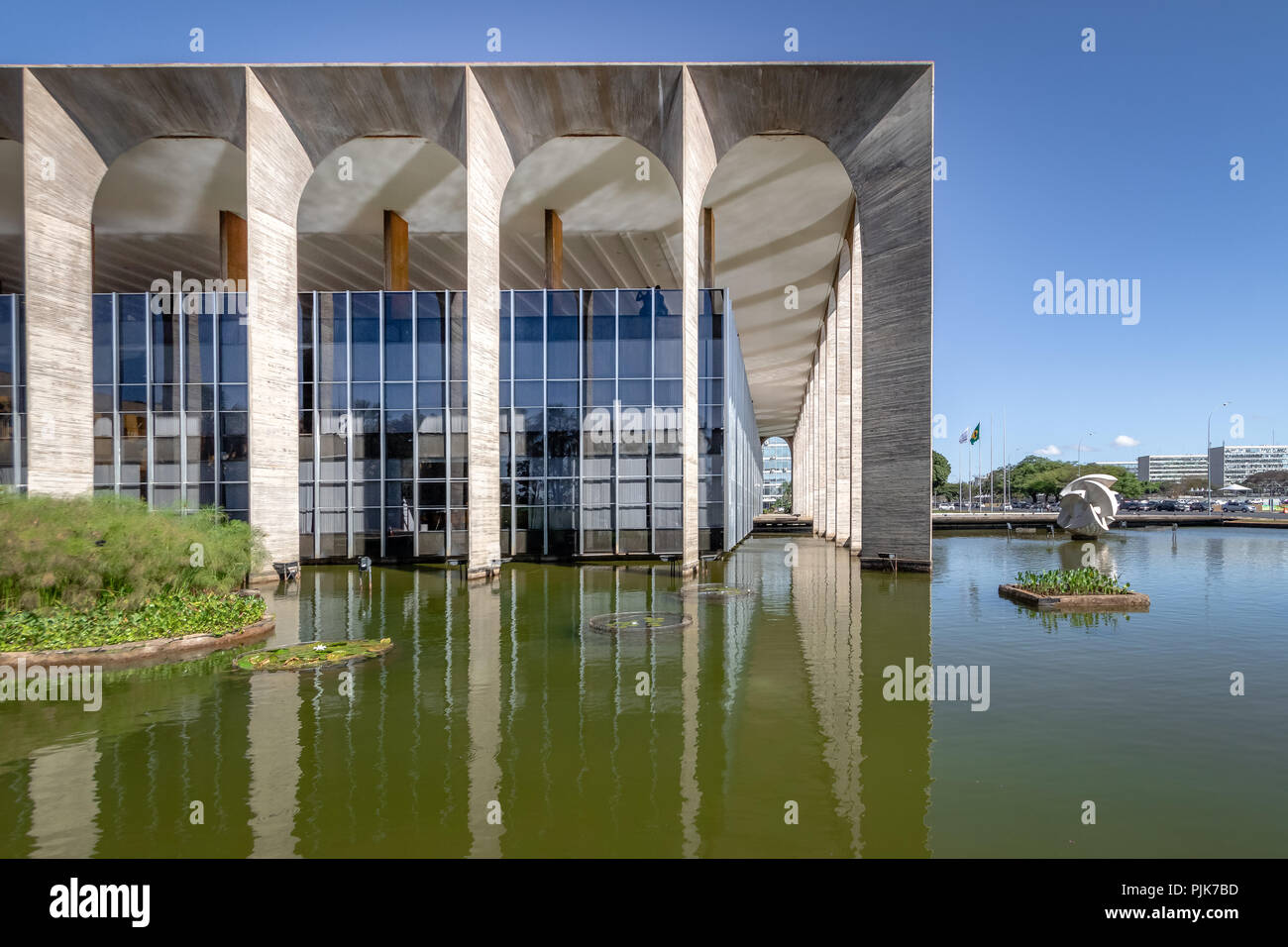 Itamaraty Palace - Brasilia, Distrito Federal, Brazil Stock Photo
