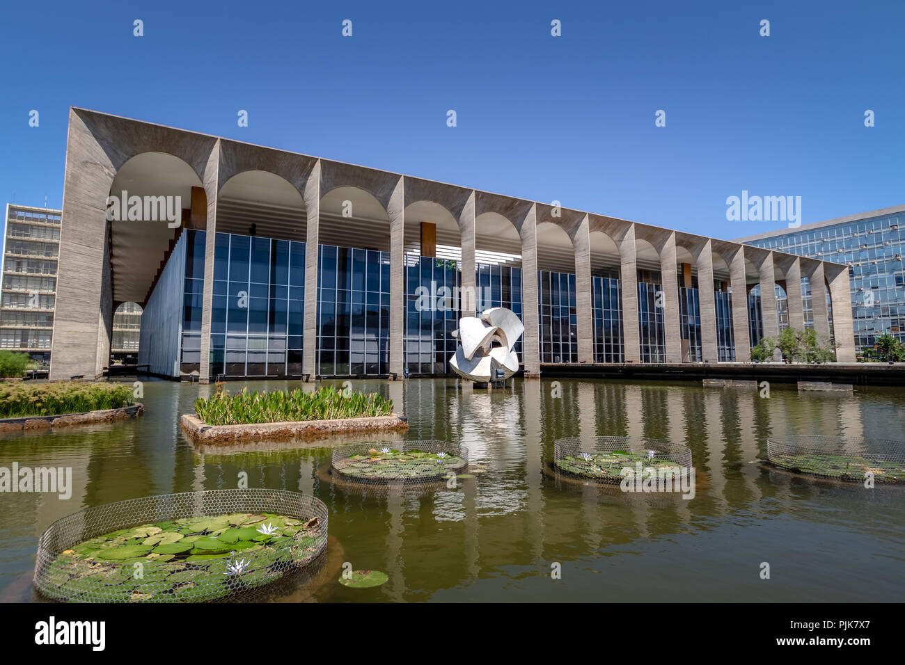 Itamaraty Palace - Brasilia, Distrito Federal, Brazil Stock Photo