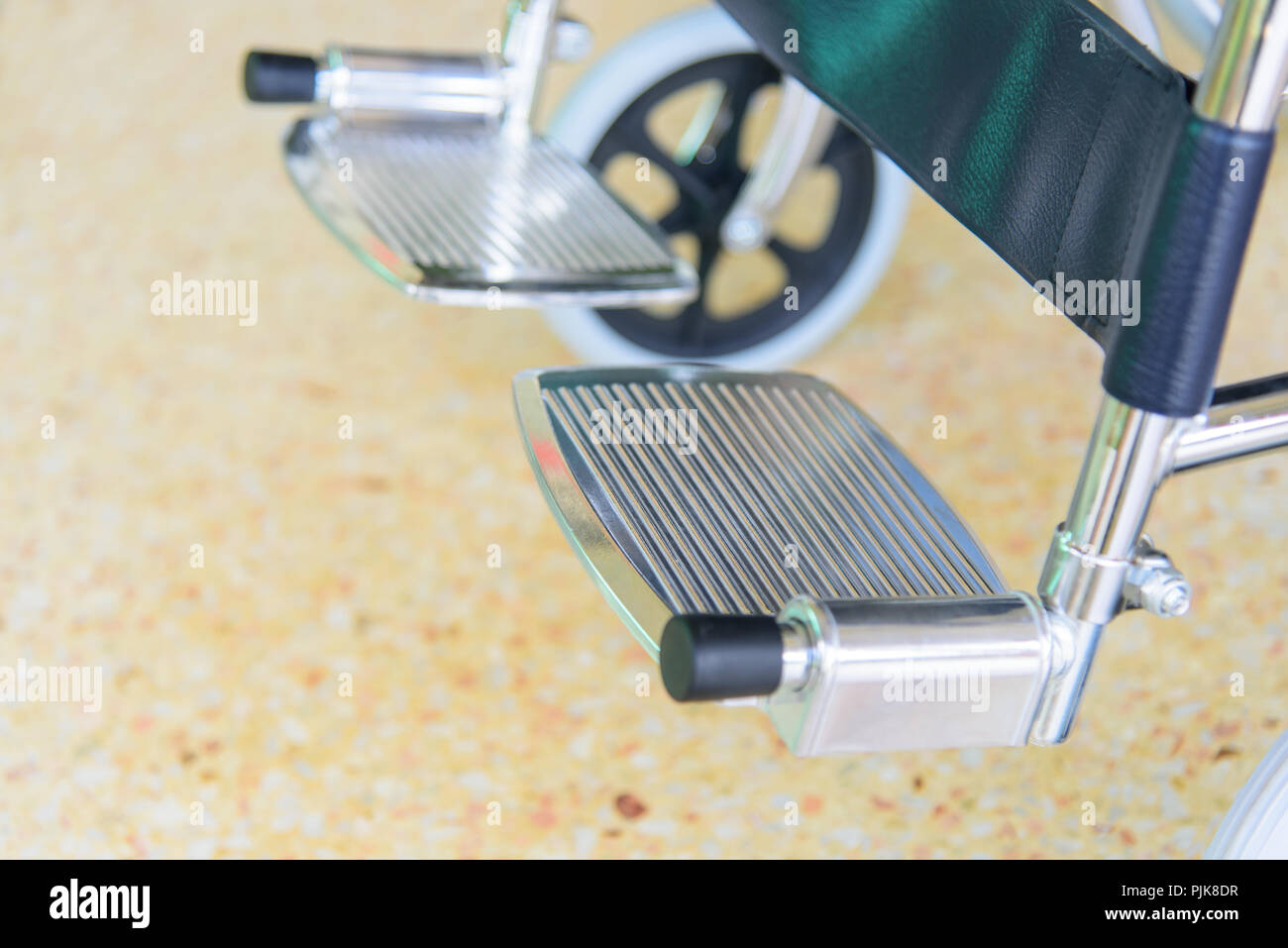 Foot rest of wheelchair Stock Photo Alamy